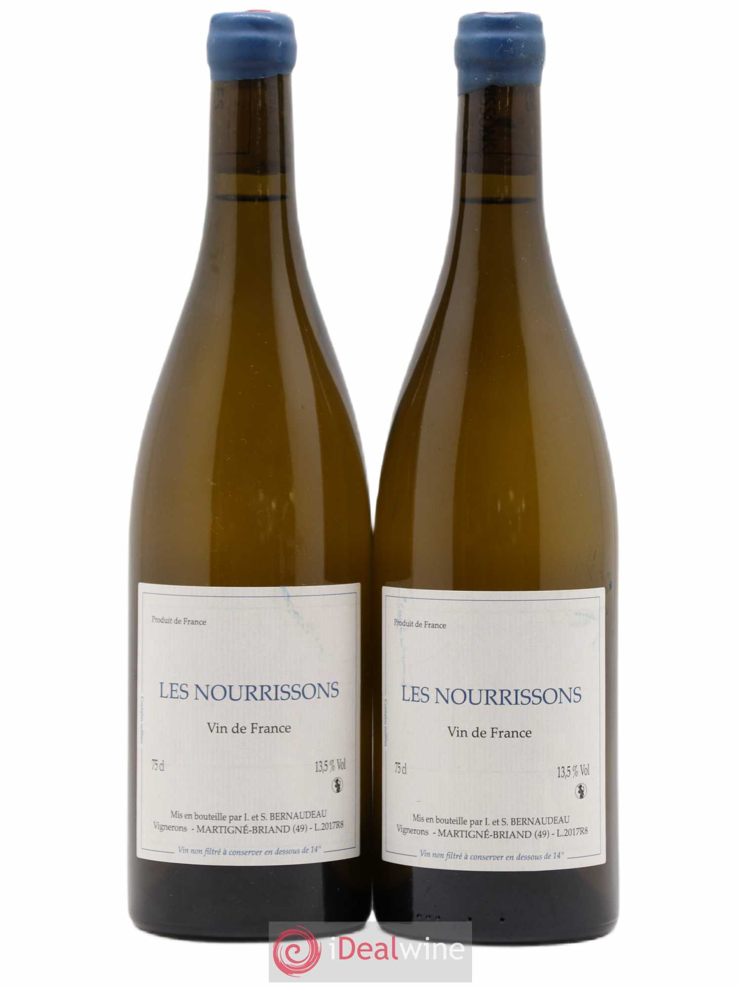 Vin de France Les Nourrissons Stéphane Bernaudeau 2017 - Lot de 2 bouteilles - 0