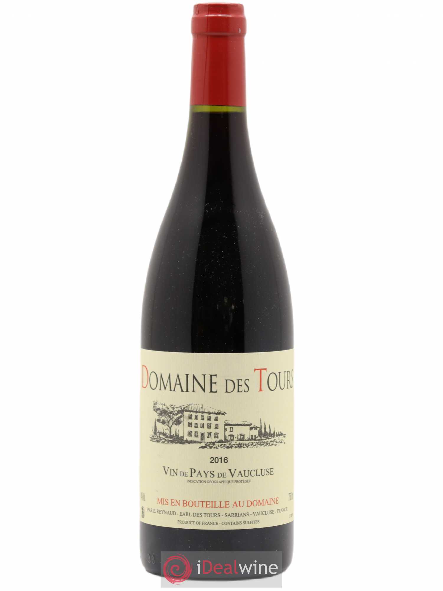 Vaucluse (Vin de Pays de Vaucluse) Domaine des Tours Emmanuel Reynaud 2016 - Lot de 1 bouteille - 0