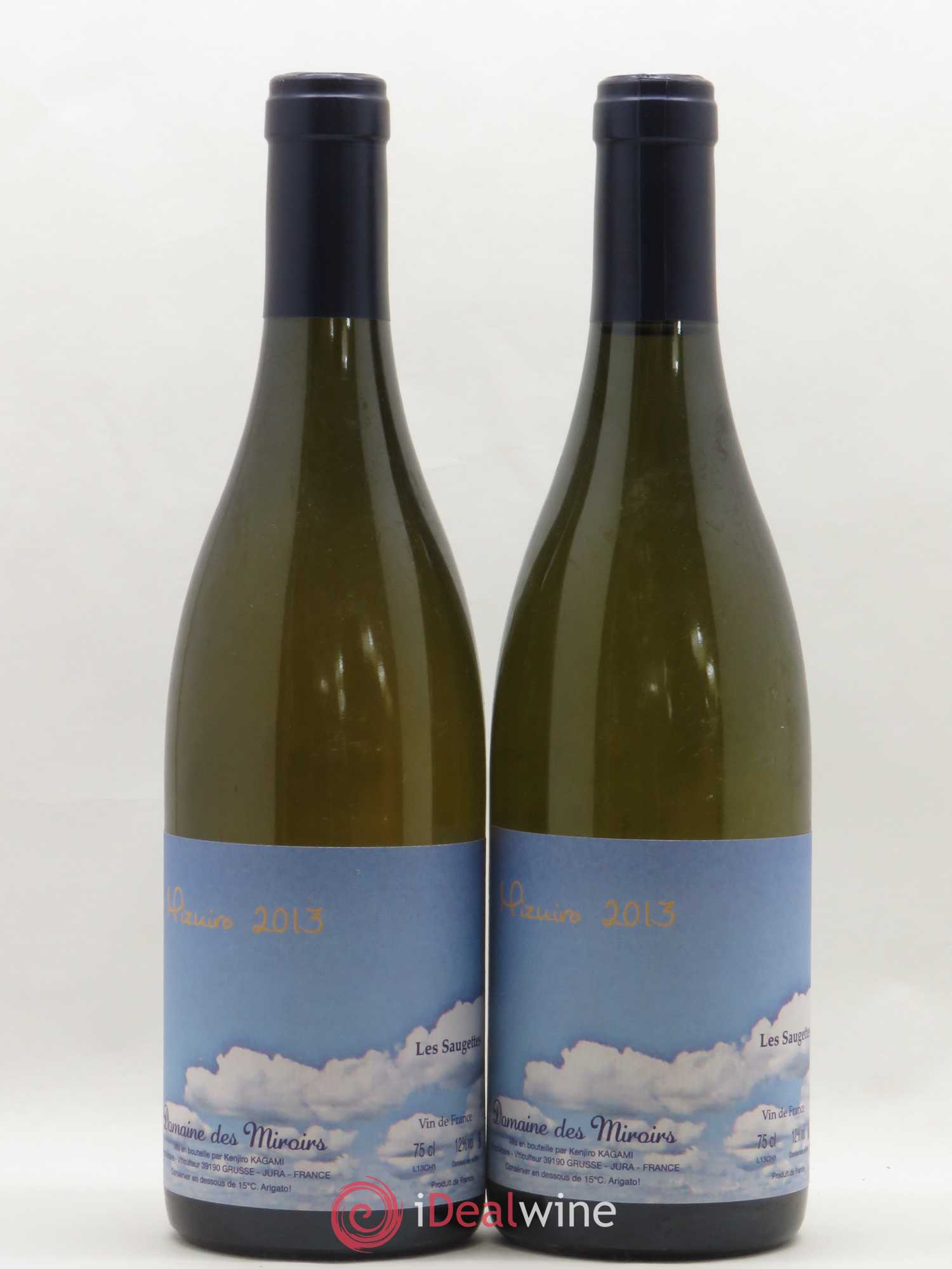 Vin de France Mizuiro Les Saugettes Kenjiro Kagami - Domaine des Miroirs 2013 - Lot de 2 bouteilles - 0