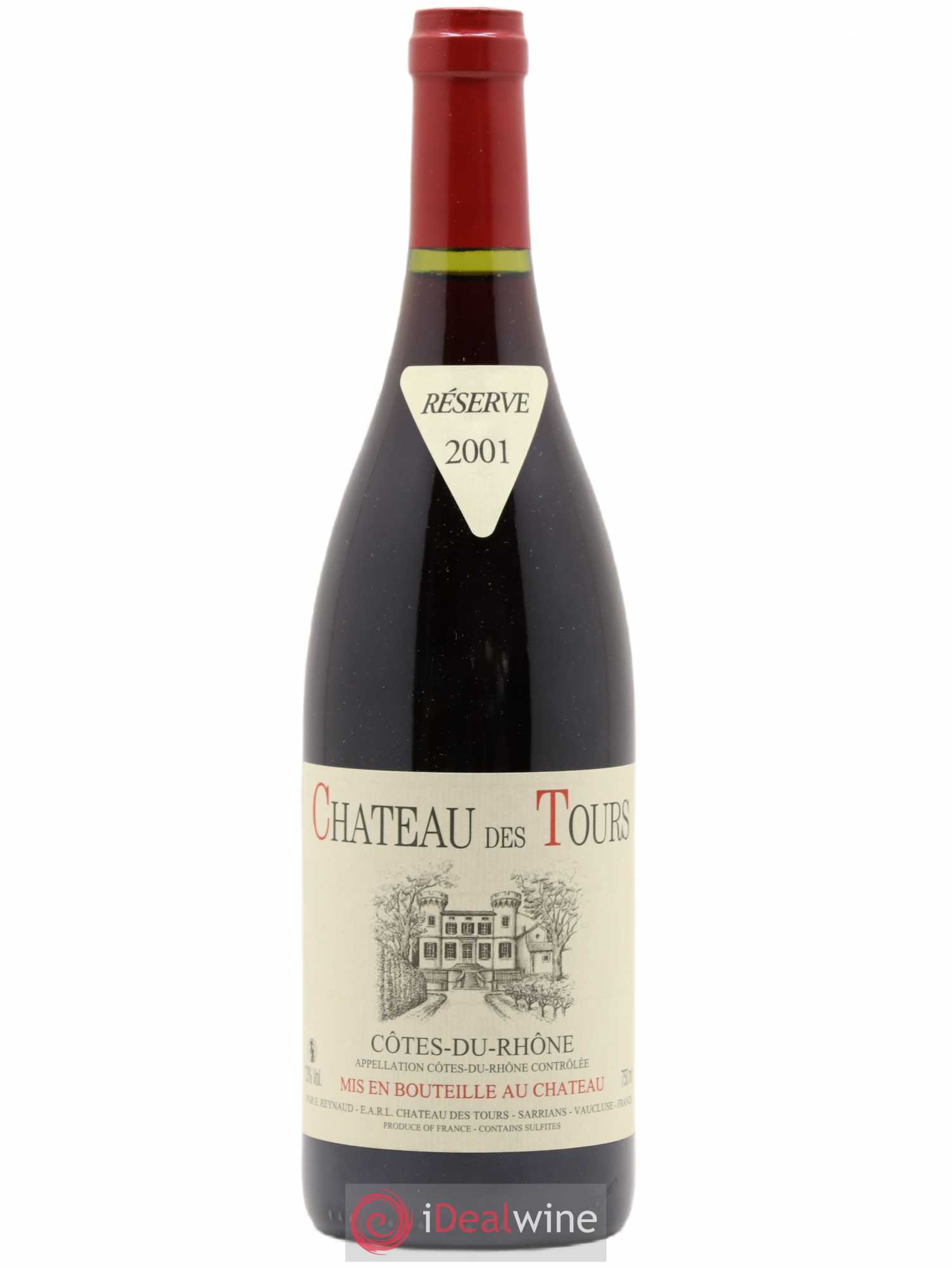 Côtes-du-Rhône Château des Tours Emmanuel Reynaud 2001 - Lot de 1 bouteille - 0