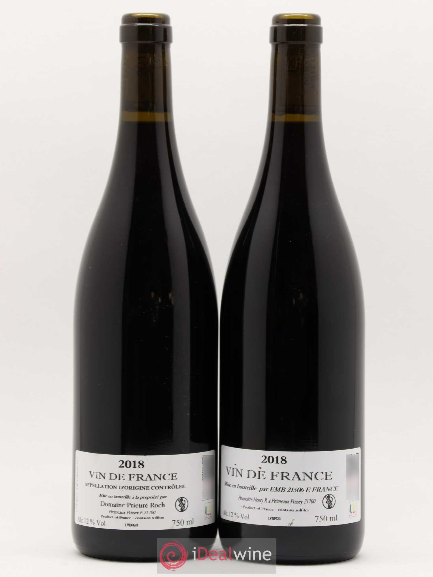 Vin de France Gamay Prieuré Roch 2018 - Lot de 2 bouteilles - 1