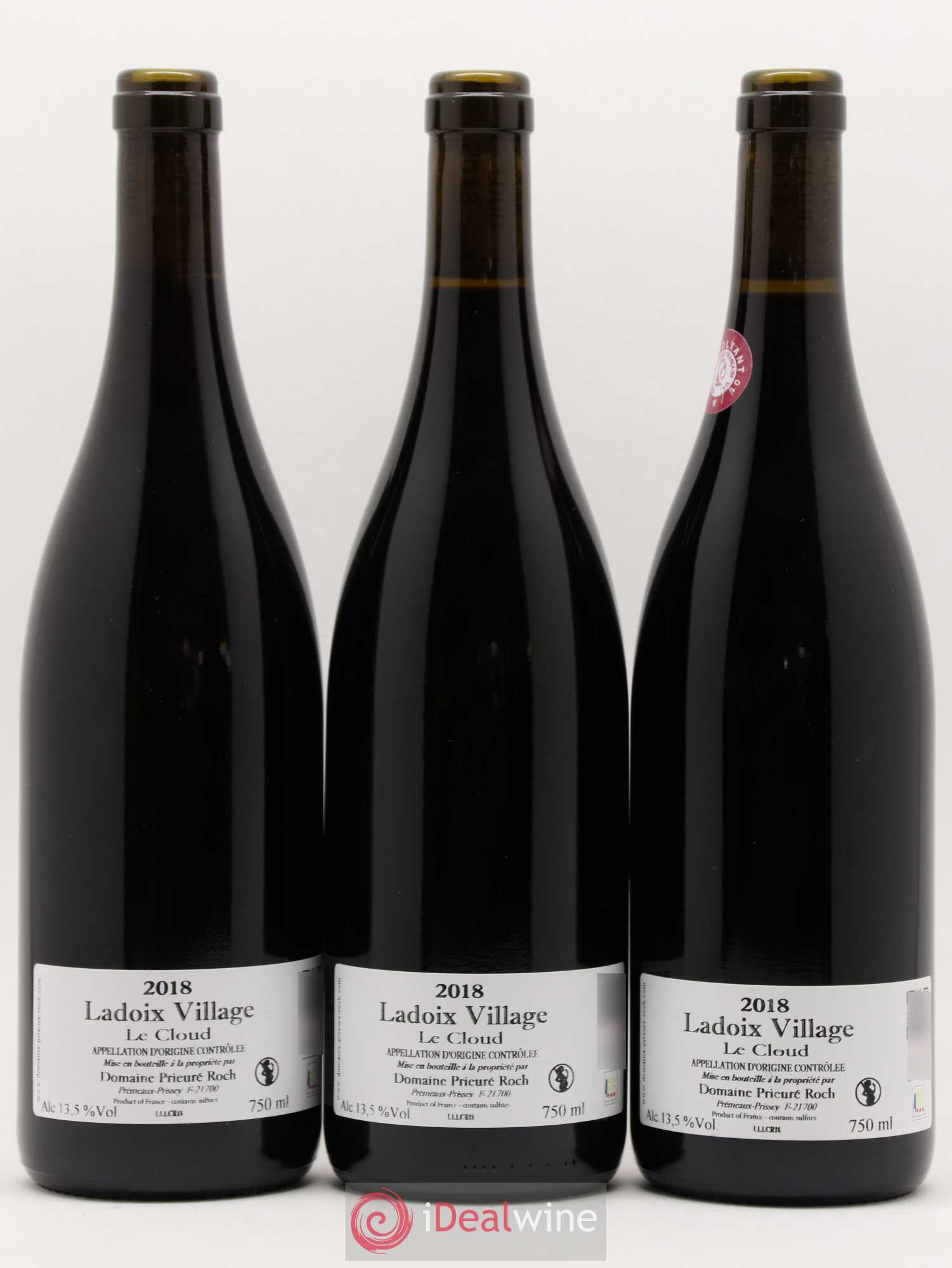 Ladoix Le Cloud Prieuré Roch 2018 - Lot de 3 bouteilles - 1