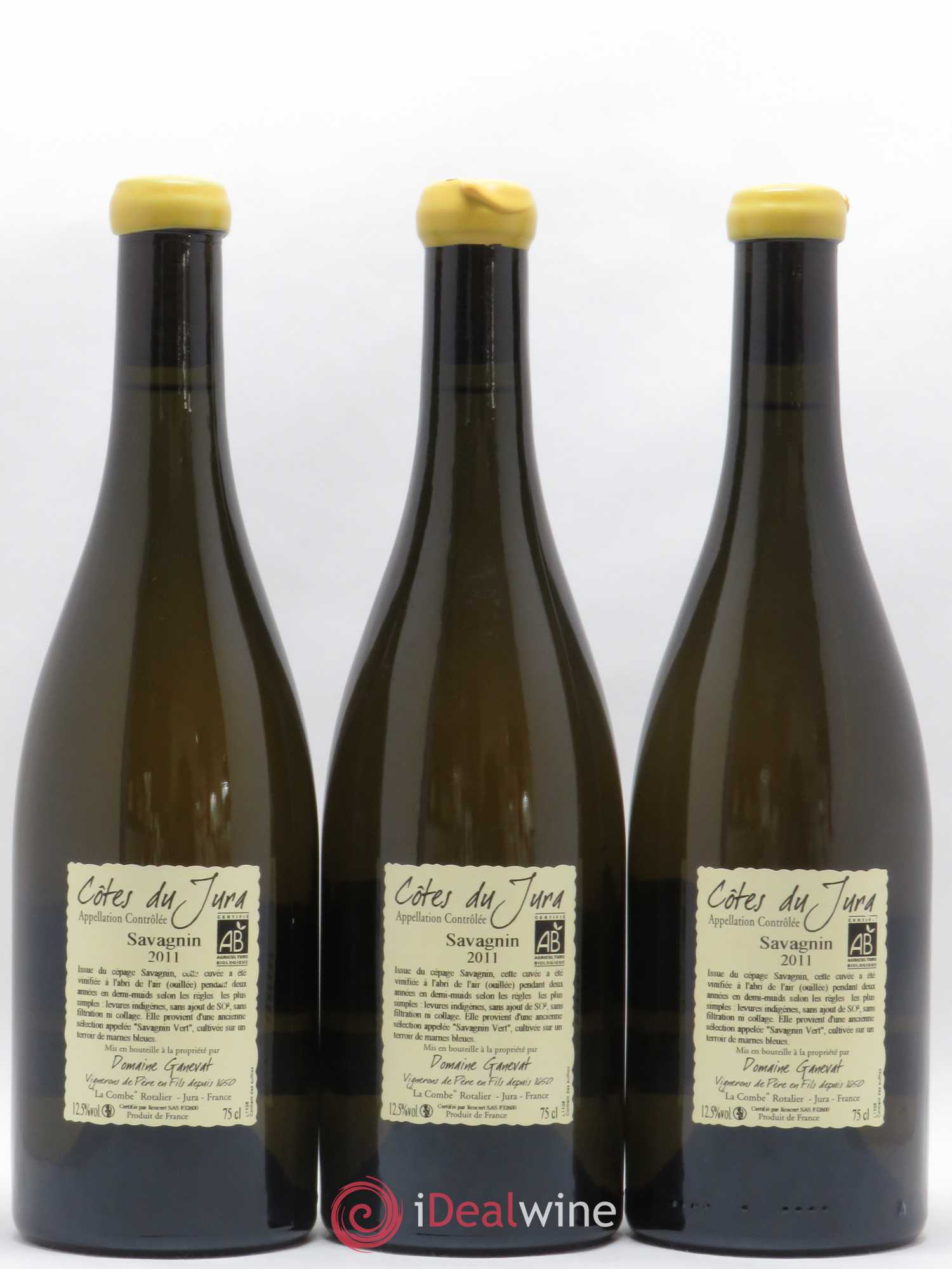 Côtes du Jura Les Chalasses Marnes Bleues Jean-François Ganevat (Domaine) 2011 - Lot de 6 bouteilles - 2