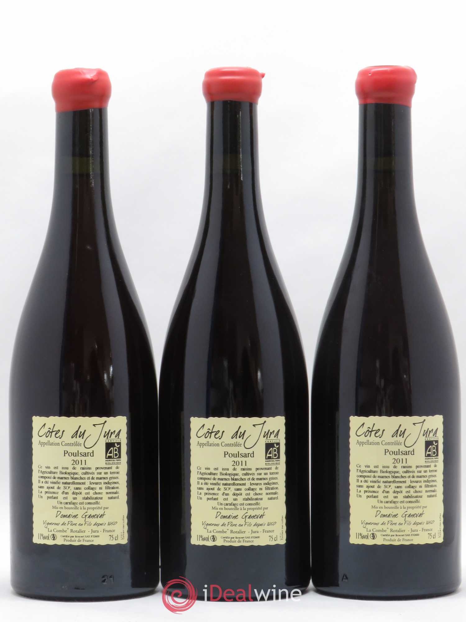 Côtes du Jura Cuvée de l'Enfant Terrible Jean-François Ganevat (Domaine) 2011 - Lot de 3 bouteilles - 1