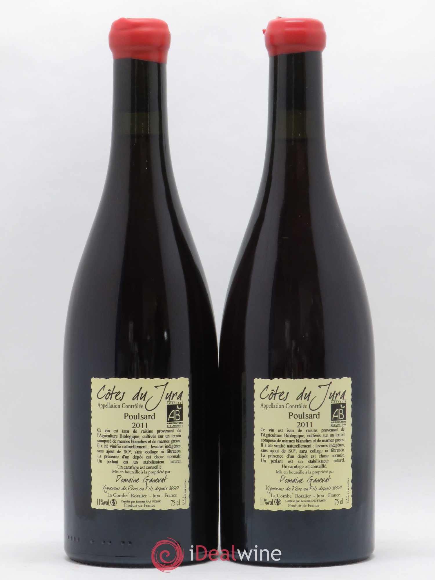 Côtes du Jura Cuvée de l'Enfant Terrible Jean-François Ganevat (Domaine) 2011 - Lot de 2 bouteilles - 1