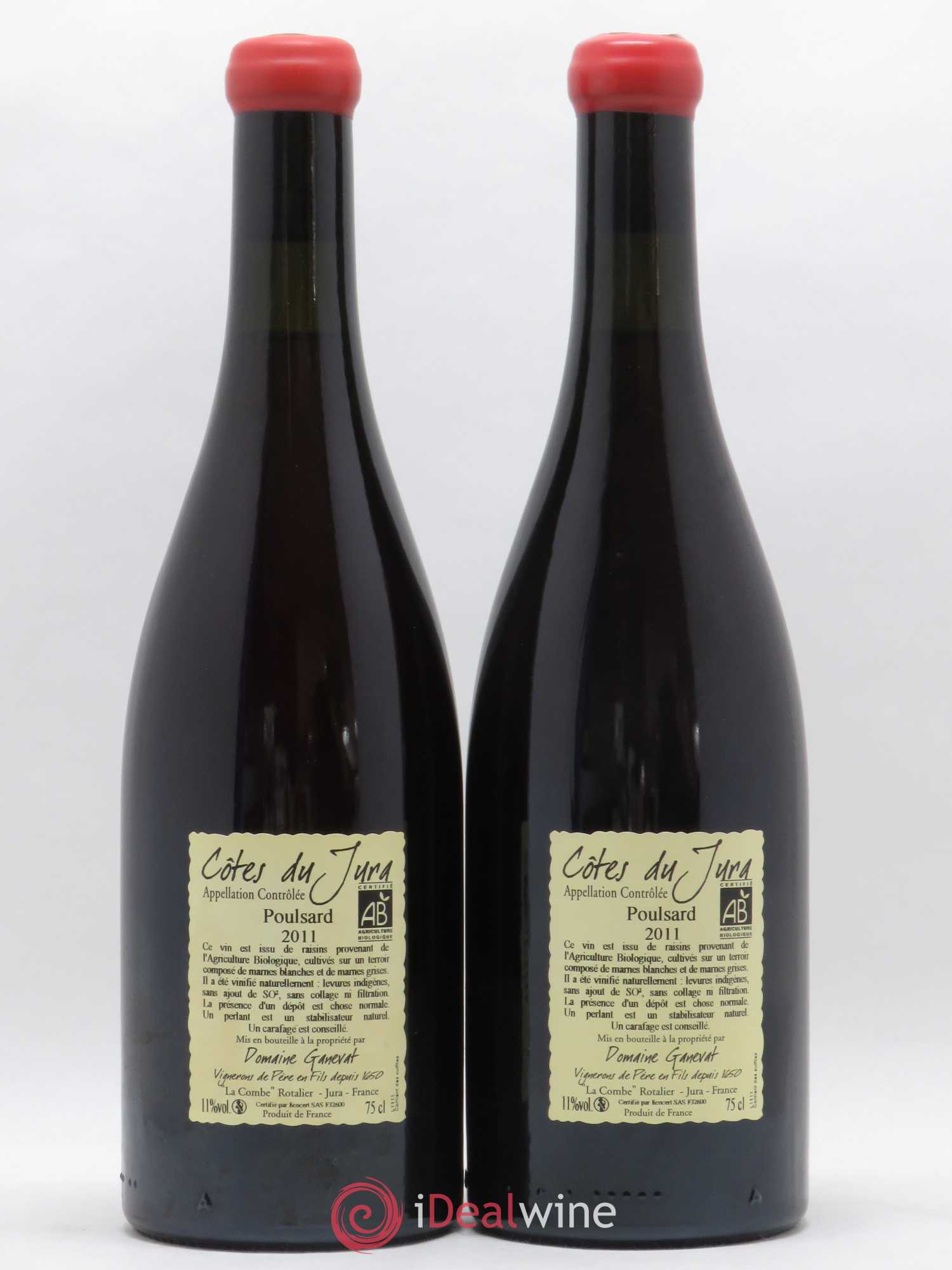 Côtes du Jura Cuvée de l'Enfant Terrible Jean-François Ganevat (Domaine) 2011 - Lot de 2 bouteilles - 1