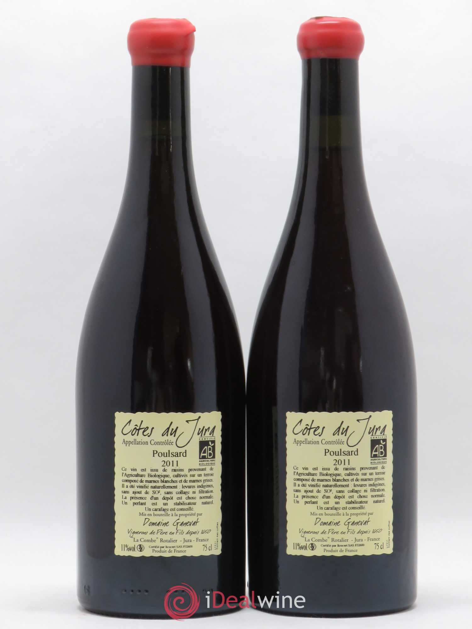 Côtes du Jura Cuvée de l'Enfant Terrible Jean-François Ganevat (Domaine) 2011 - Lot de 2 bouteilles - 1