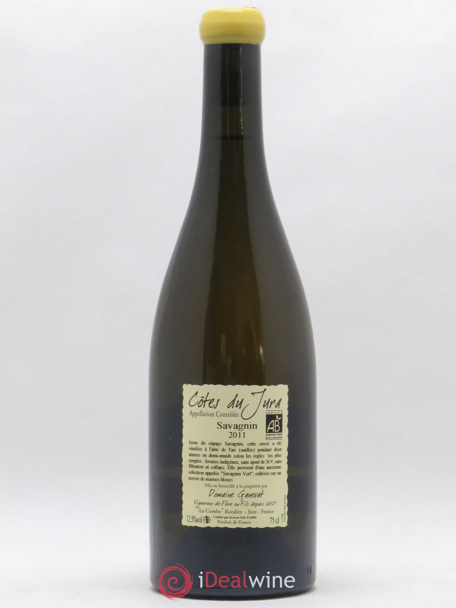 Côtes du Jura Les Chalasses Marnes Bleues Jean-François Ganevat (Domaine) 2011 - Lot de 1 bouteille - 1