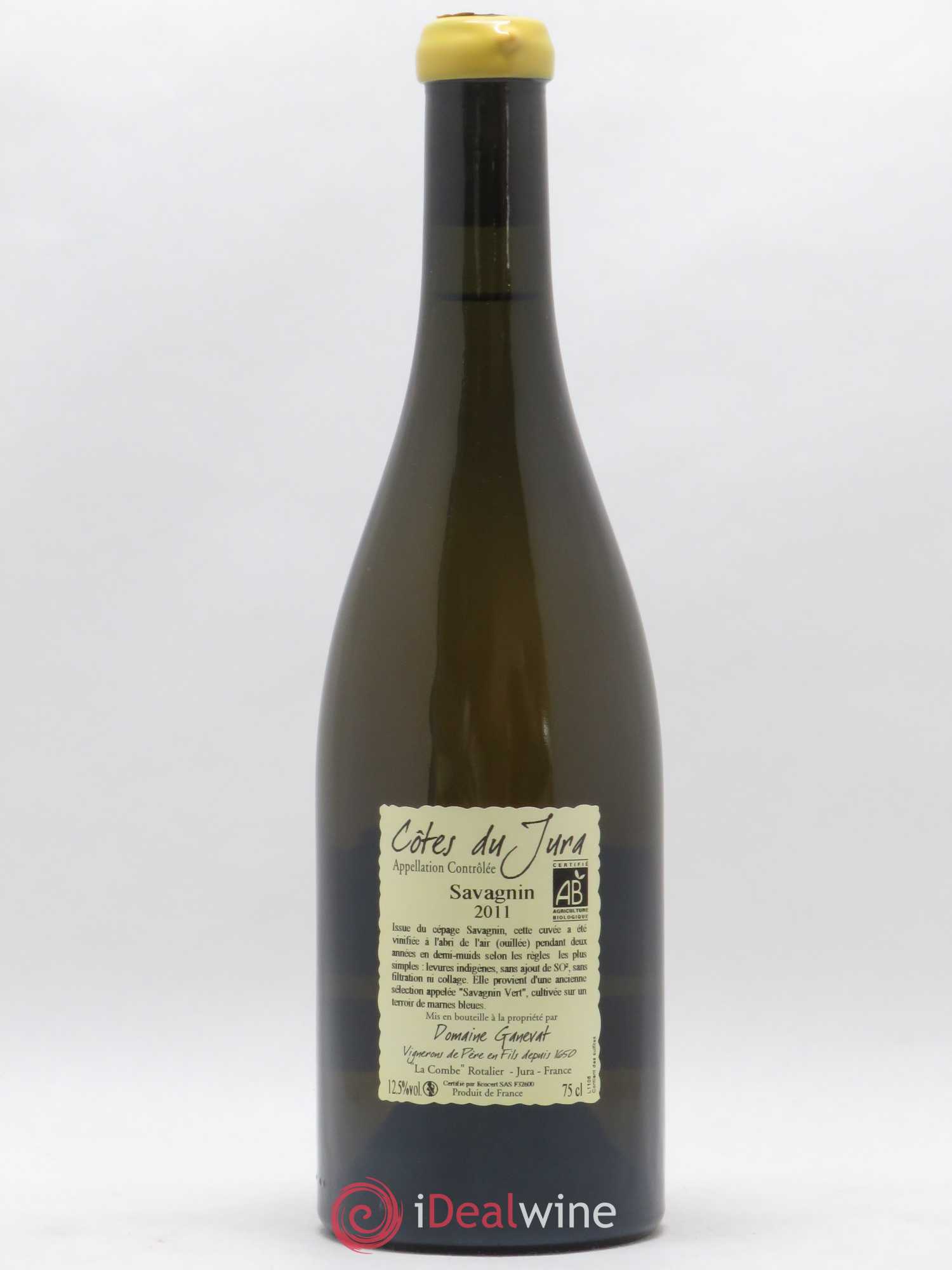 Côtes du Jura Les Chalasses Marnes Bleues Jean-François Ganevat (Domaine) 2011 - Lot de 1 bouteille - 1
