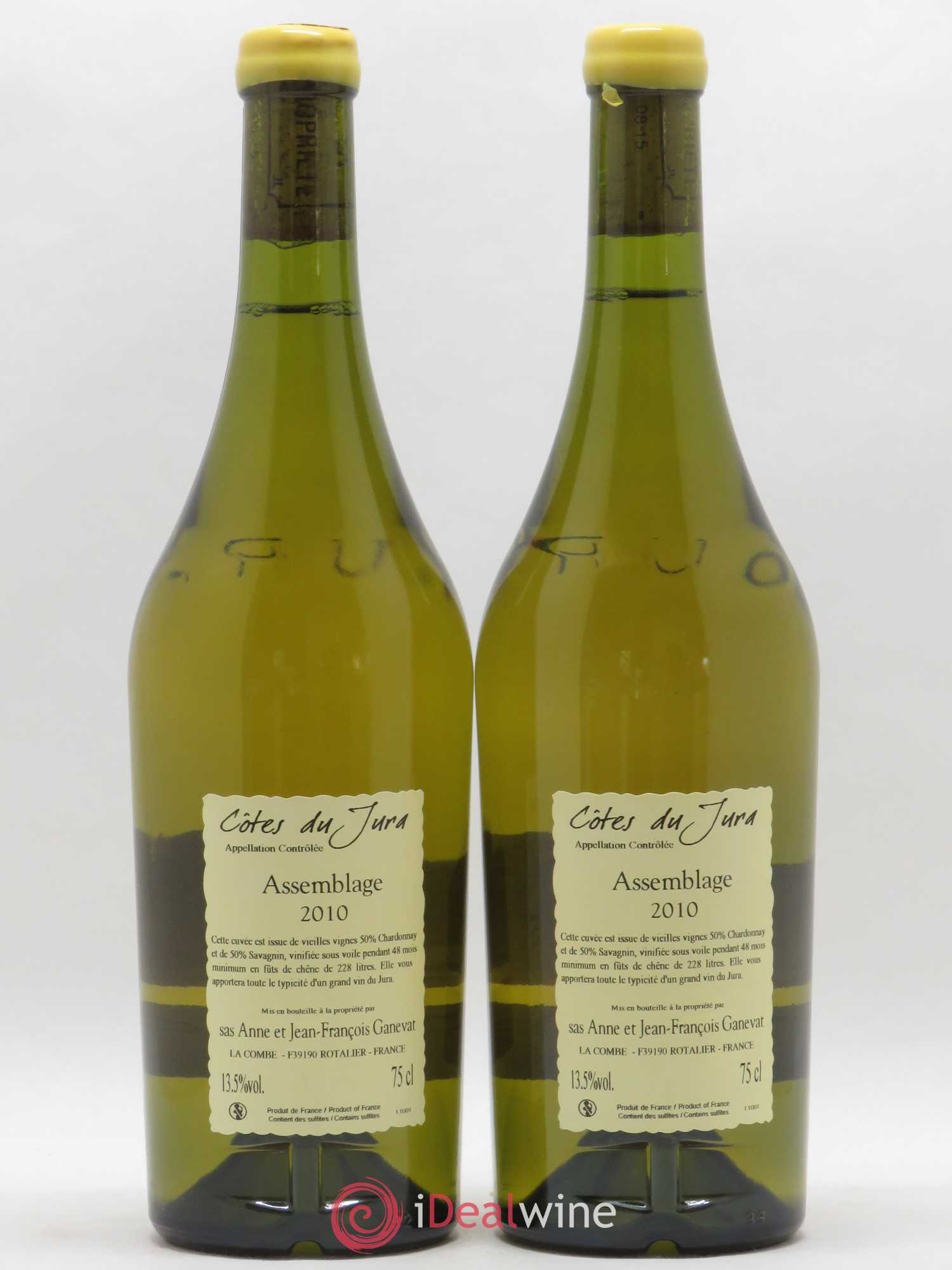 Côtes du Jura Cuvée de Garde Jean-François Ganevat (Domaine) 2010 - Lot de 2 bouteilles - 1