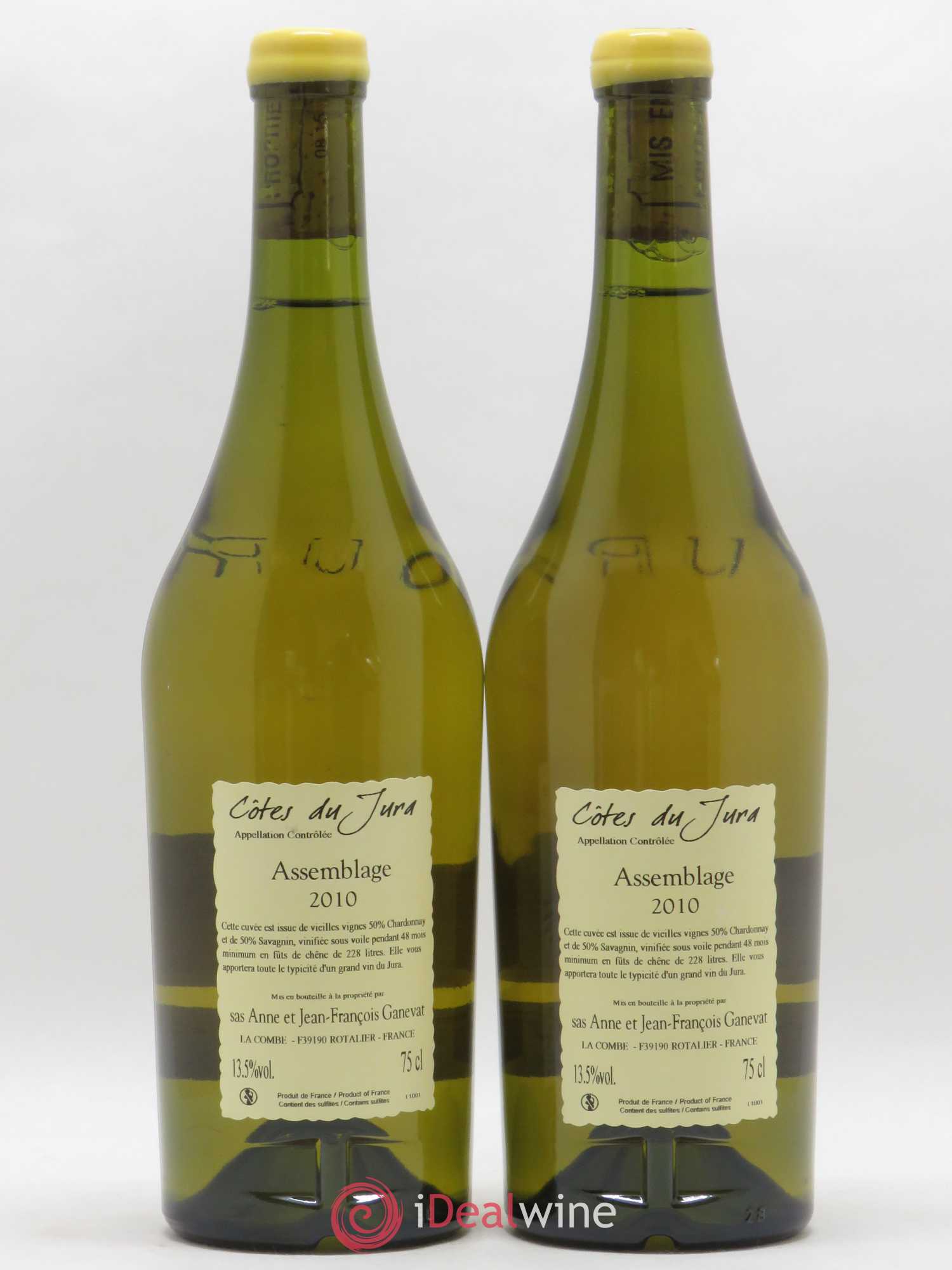 Côtes du Jura Cuvée de Garde Jean-François Ganevat (Domaine) 2010 - Lot de 2 bouteilles - 1