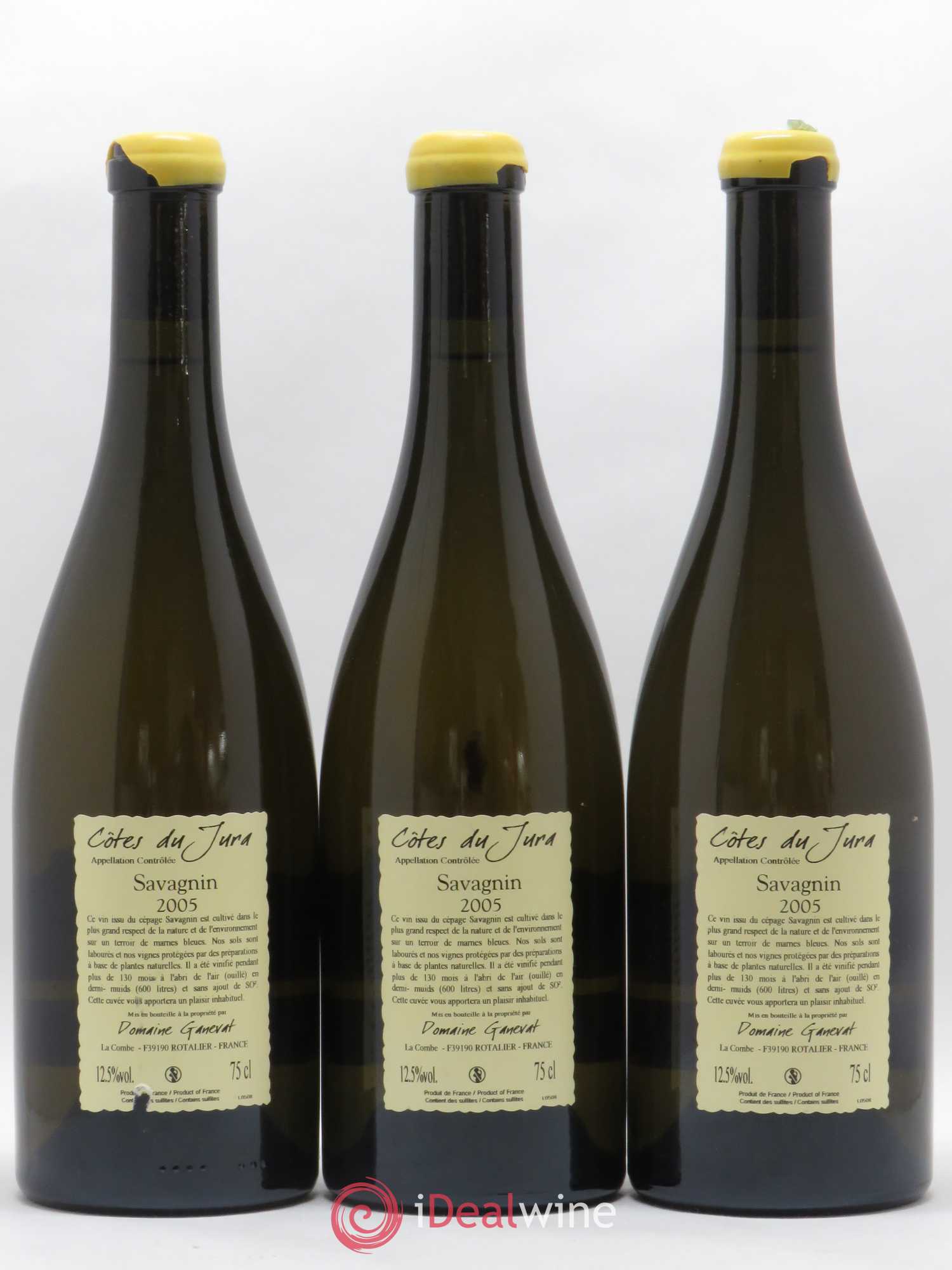 Côtes du Jura Les Vignes de mon Père Jean-François Ganevat (Domaine) 2005 - Lot de 3 bouteilles - 1