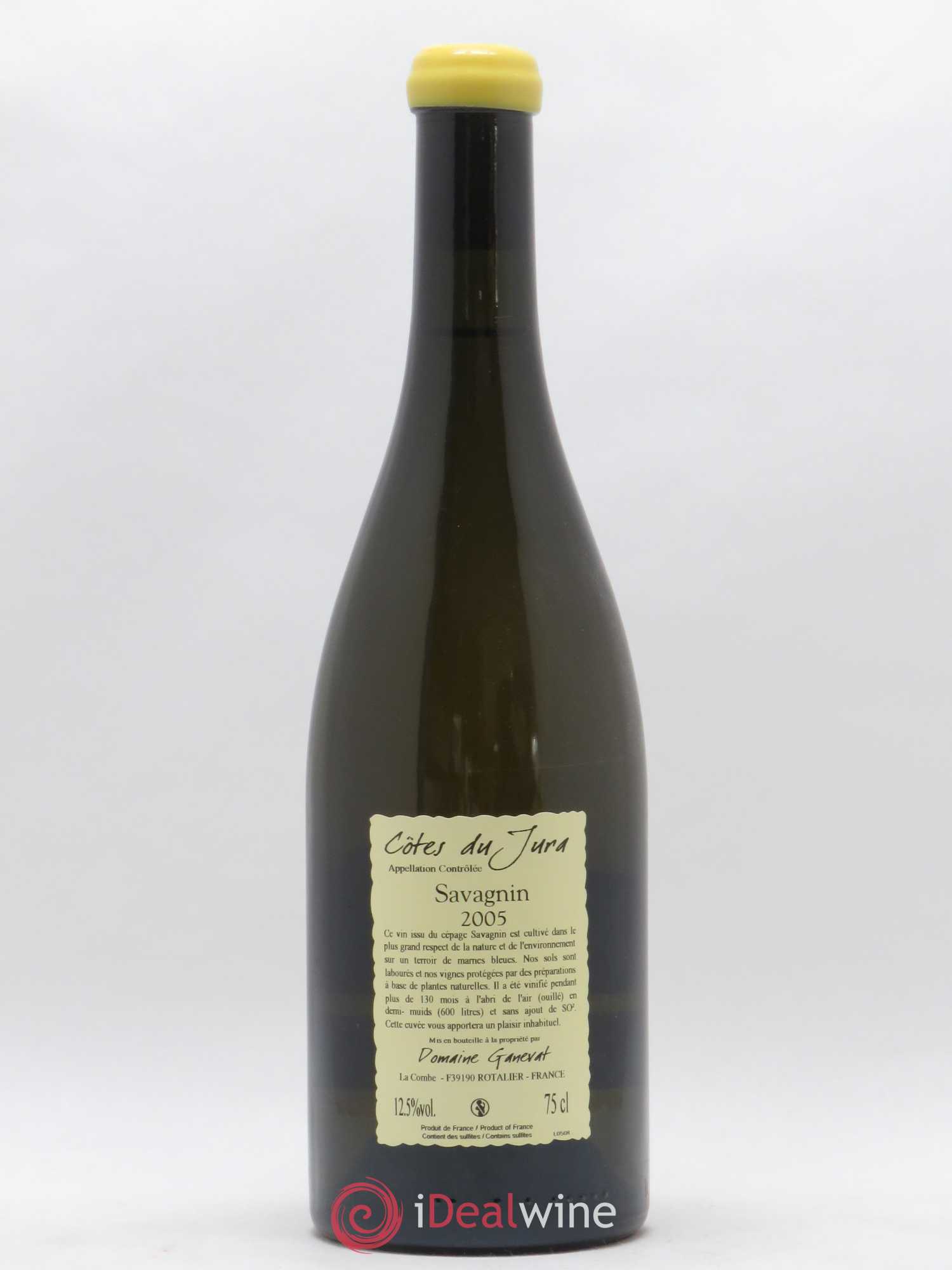 Côtes du Jura Les Vignes de mon Père Jean-François Ganevat (Domaine) 2005 - Lot de 1 bouteille - 1