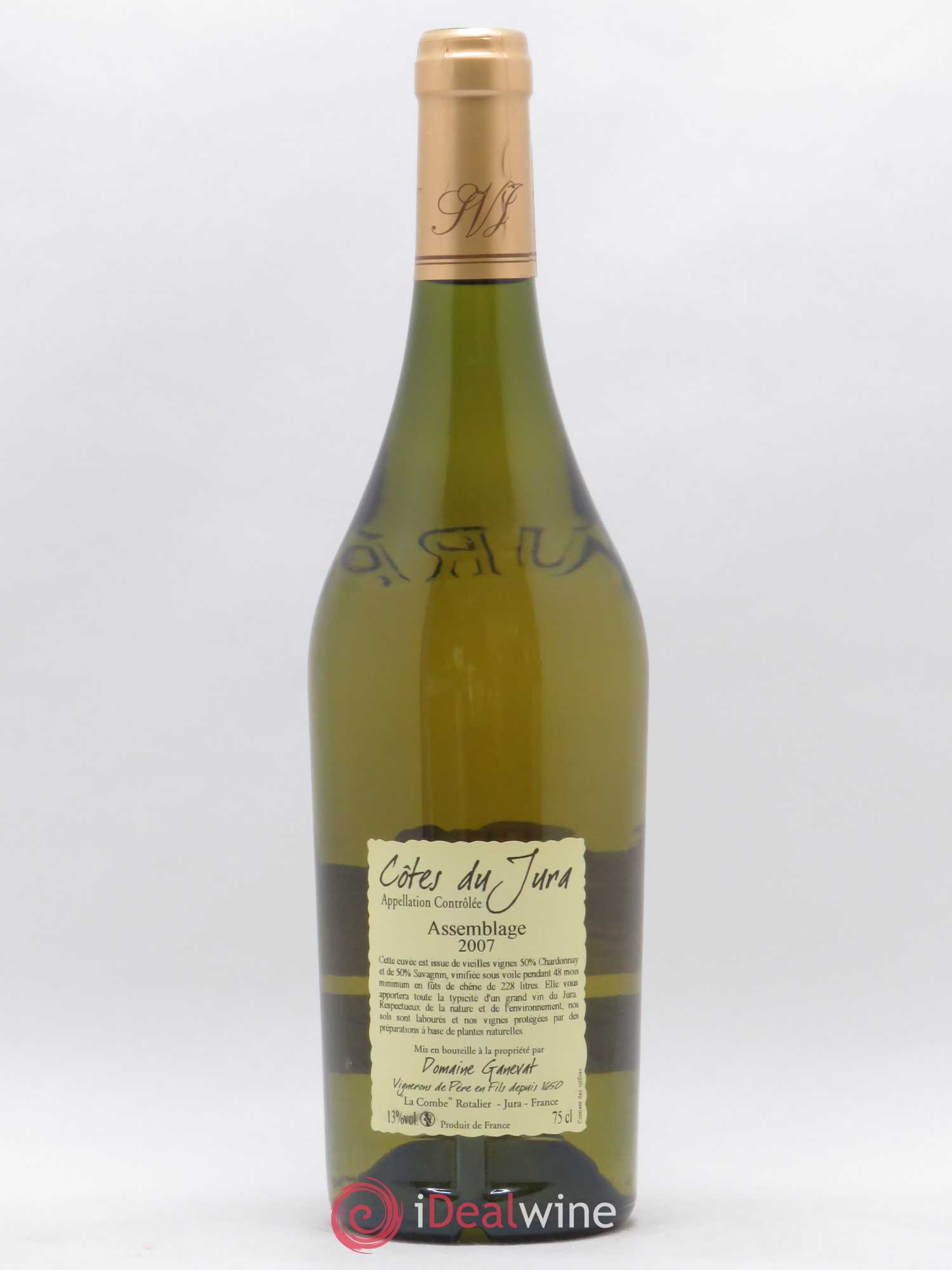 Côtes du Jura Cuvée de Garde Jean-François Ganevat (Domaine) 2007 - Lot de 1 bouteille - 1