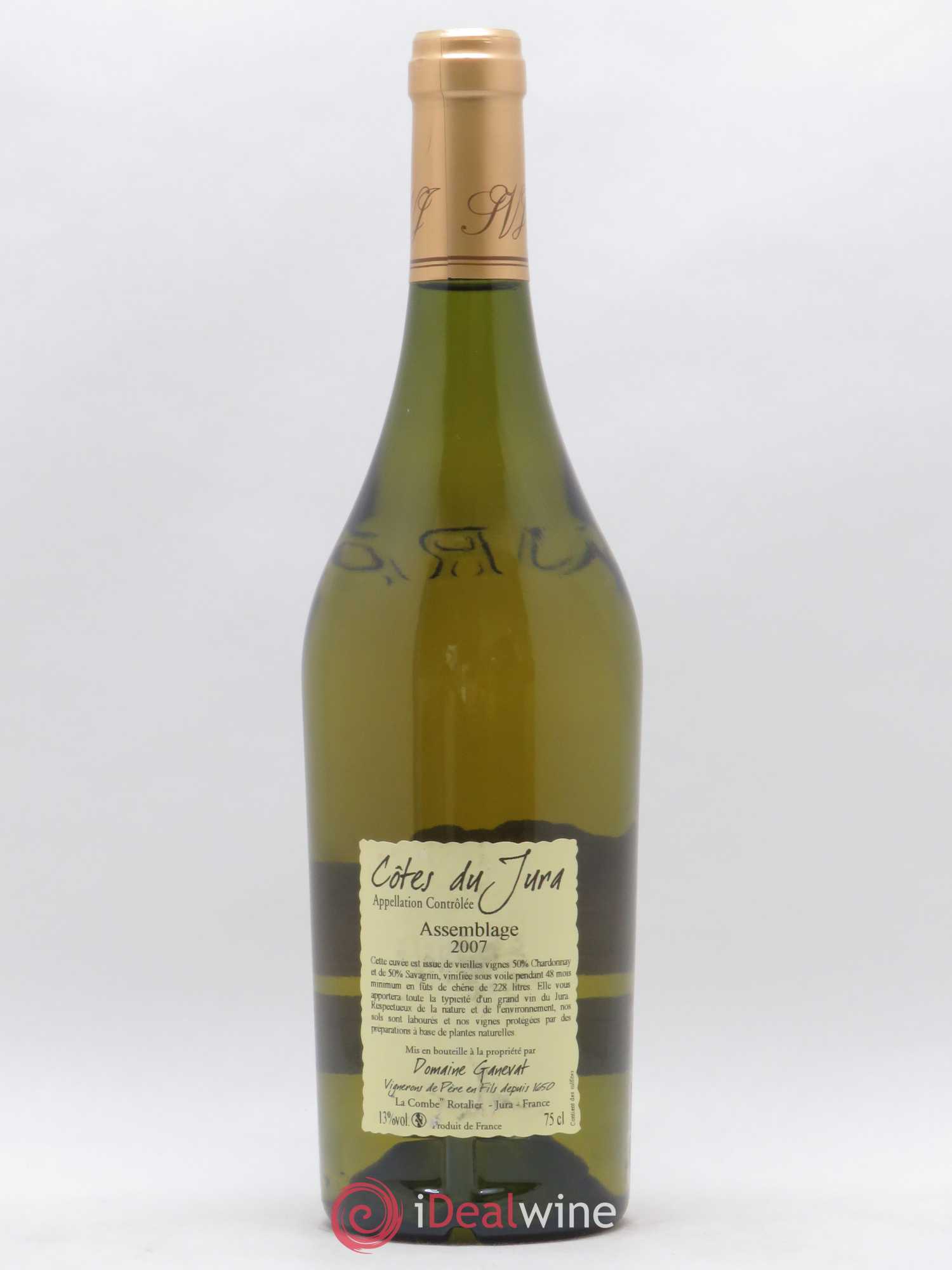 Côtes du Jura Cuvée de Garde Jean-François Ganevat (Domaine) 2007 - Lot de 1 bouteille - 1