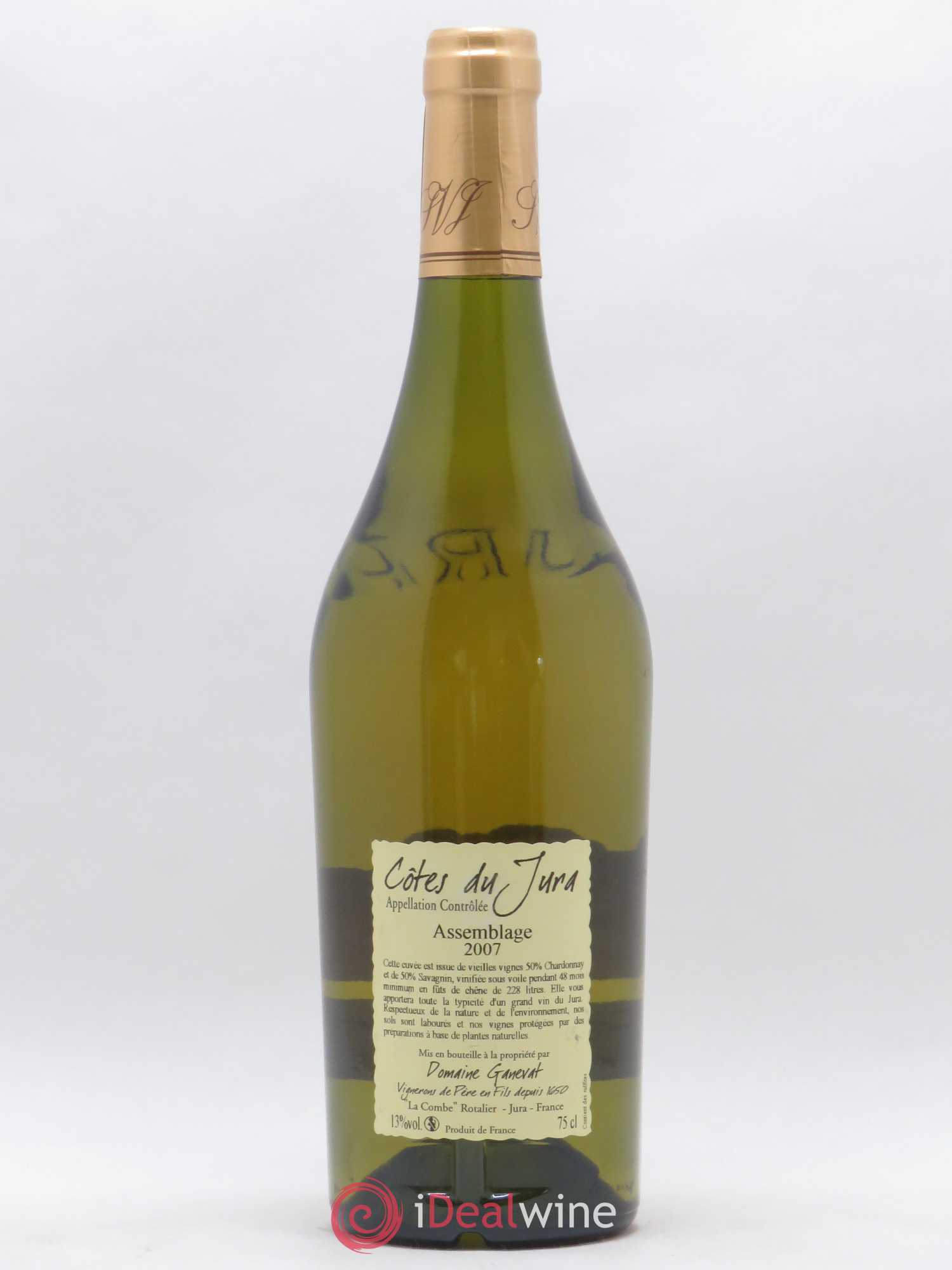 Côtes du Jura Cuvée de Garde Jean-François Ganevat (Domaine) 2007 - Lot de 1 bouteille - 1