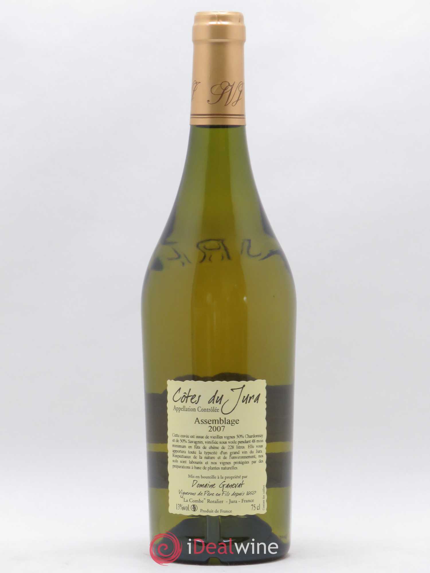 Côtes du Jura Cuvée de Garde Jean-François Ganevat (Domaine) 2007 - Lot de 1 bouteille - 1