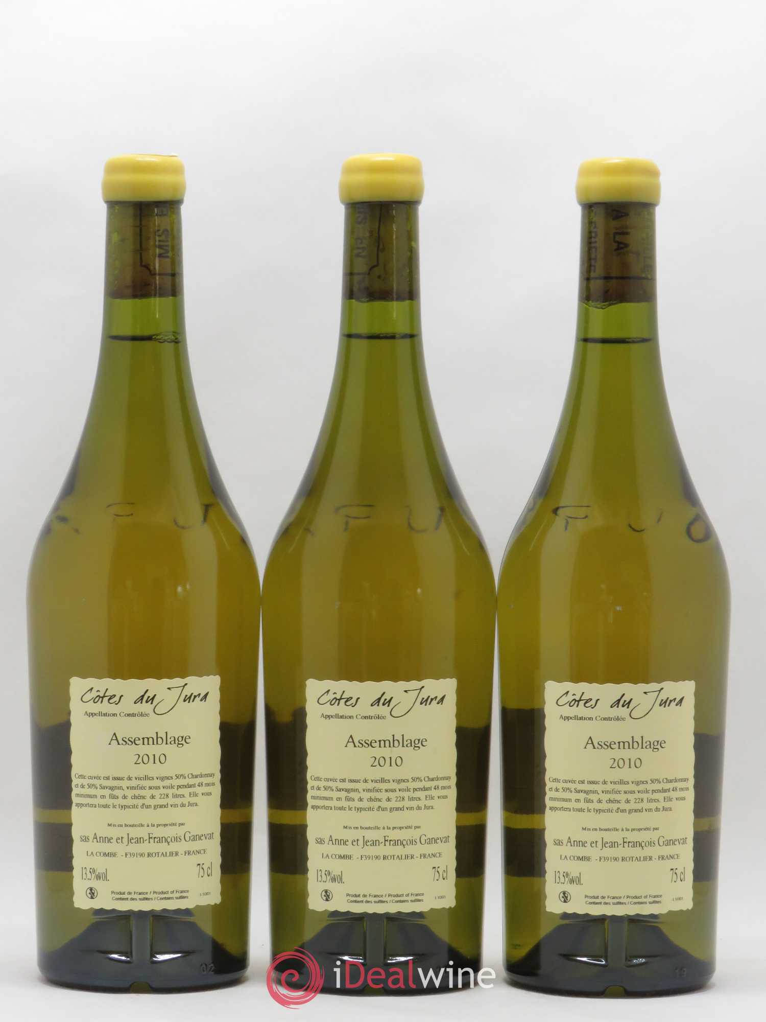 Côtes du Jura Cuvée de Garde Jean-François Ganevat (Domaine) 2010 - Posten von 3 Flaschen - 1
