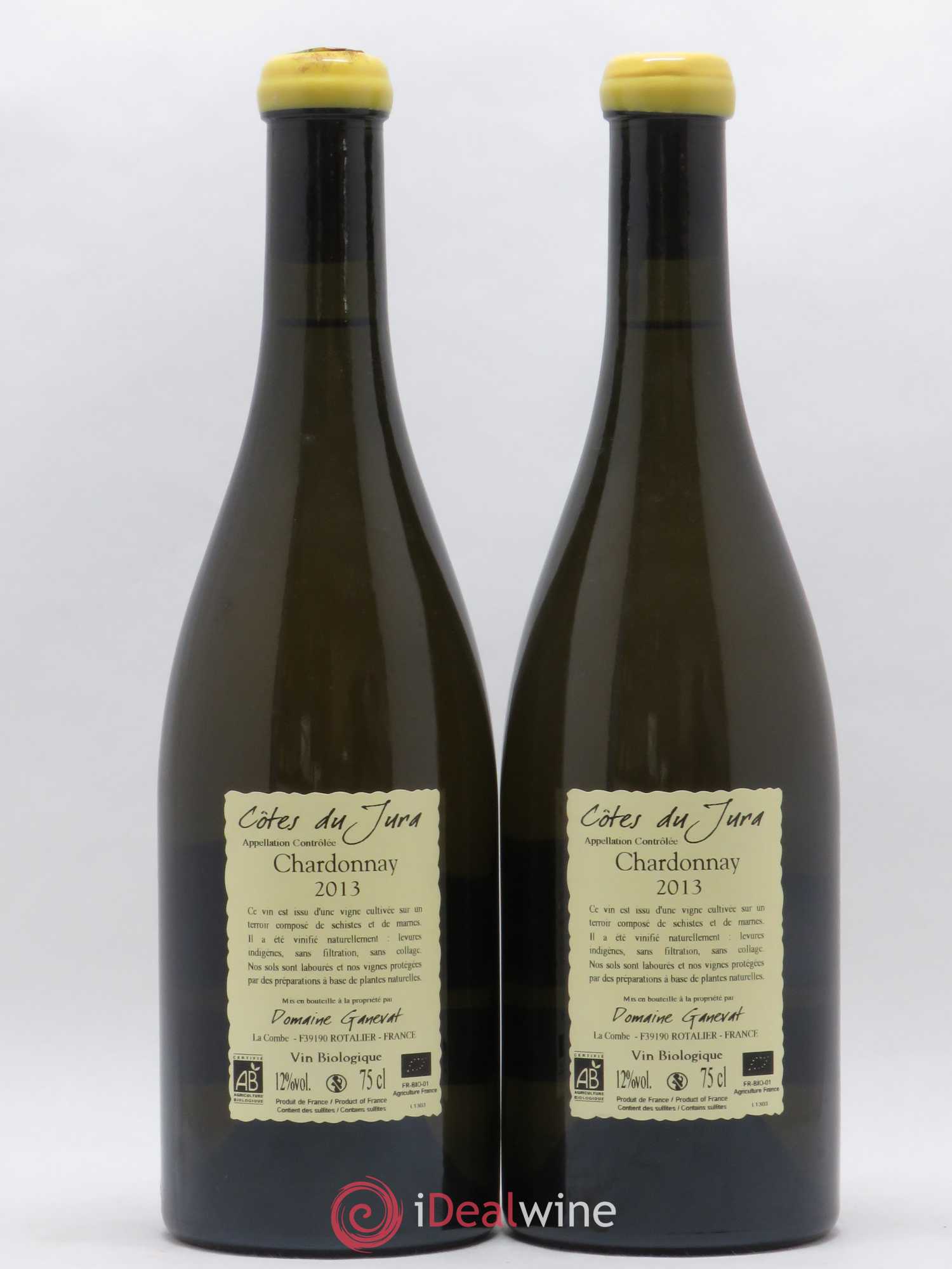 Côtes du Jura Grusse en Billat Jean-François Ganevat (Domaine) 2013 - Lot de 2 bouteilles - 1