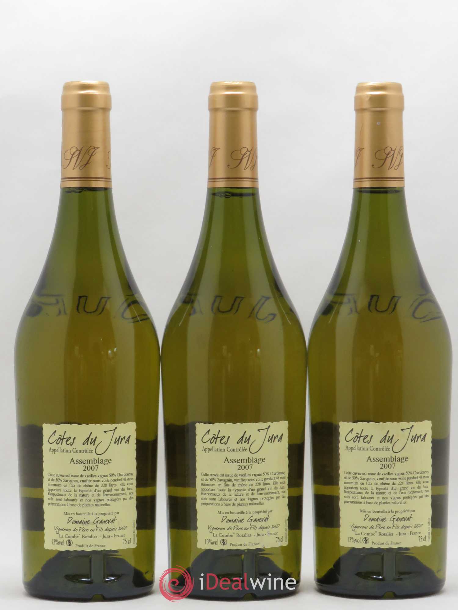Côtes du Jura Cuvée de Garde Jean-François Ganevat (Domaine) 2007 - Lot de 6 bouteilles - 2