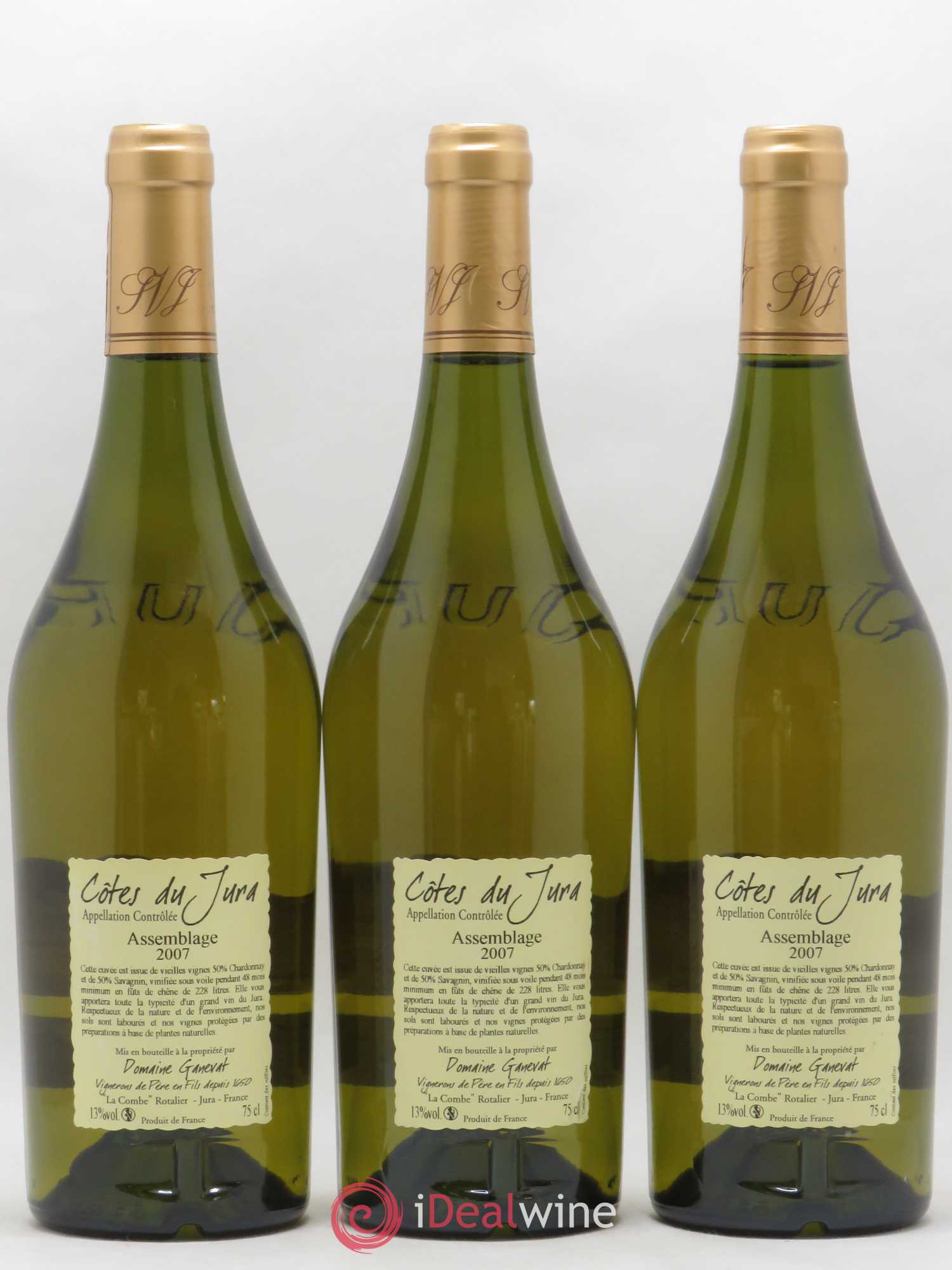 Côtes du Jura Cuvée de Garde Jean-François Ganevat (Domaine) 2007 - Lot de 6 bouteilles - 2