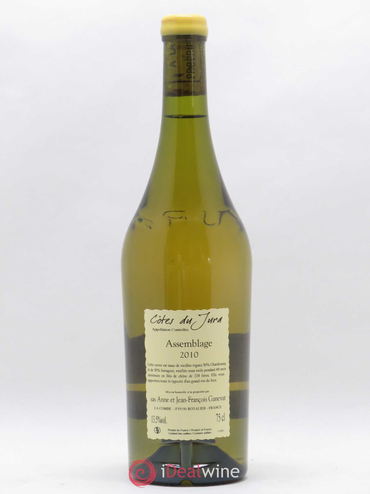 Côtes du Jura Cuvée de Garde Jean-François Ganevat (Domaine) 2010 - Lot de 1 bouteille - 1