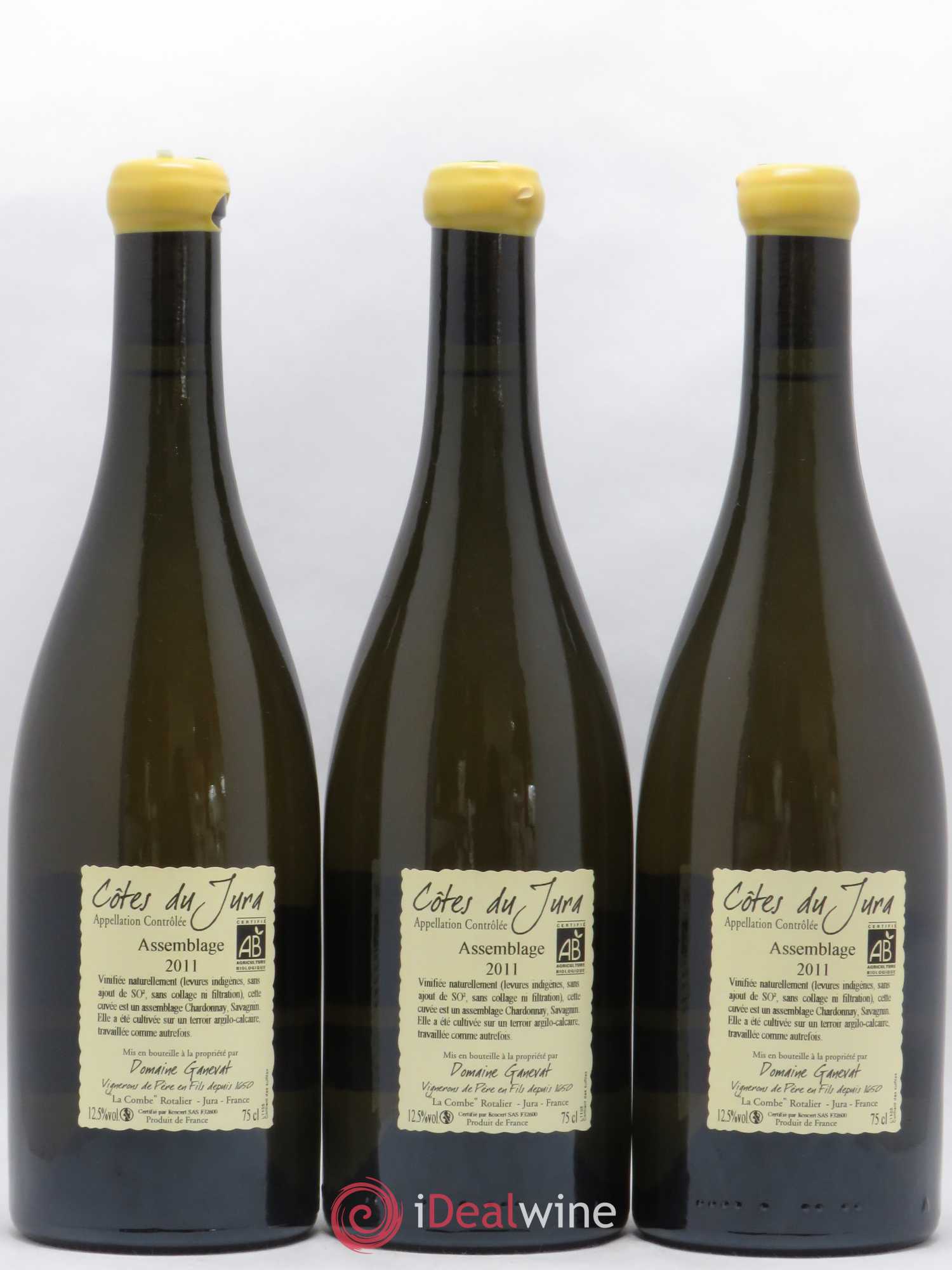 Côtes du Jura Cuvée Orégane Jean-François Ganevat (Domaine) 2011 - Lot de 6 bouteilles - 4