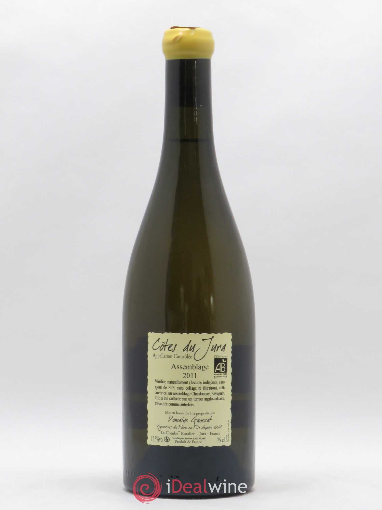 Côtes du Jura Cuvée Orégane Jean-François Ganevat (Domaine) 2011 - Lot de 1 bouteille - 1