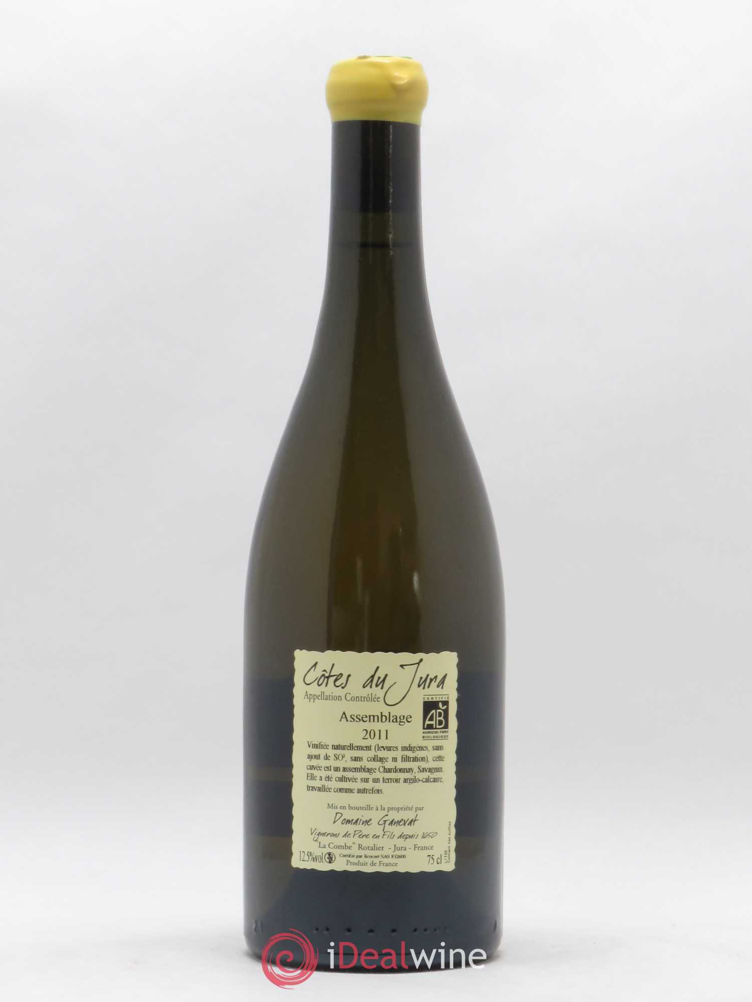 Côtes du Jura Cuvée Orégane Jean-François Ganevat (Domaine) 2011 - Lot de 1 bouteille - 1