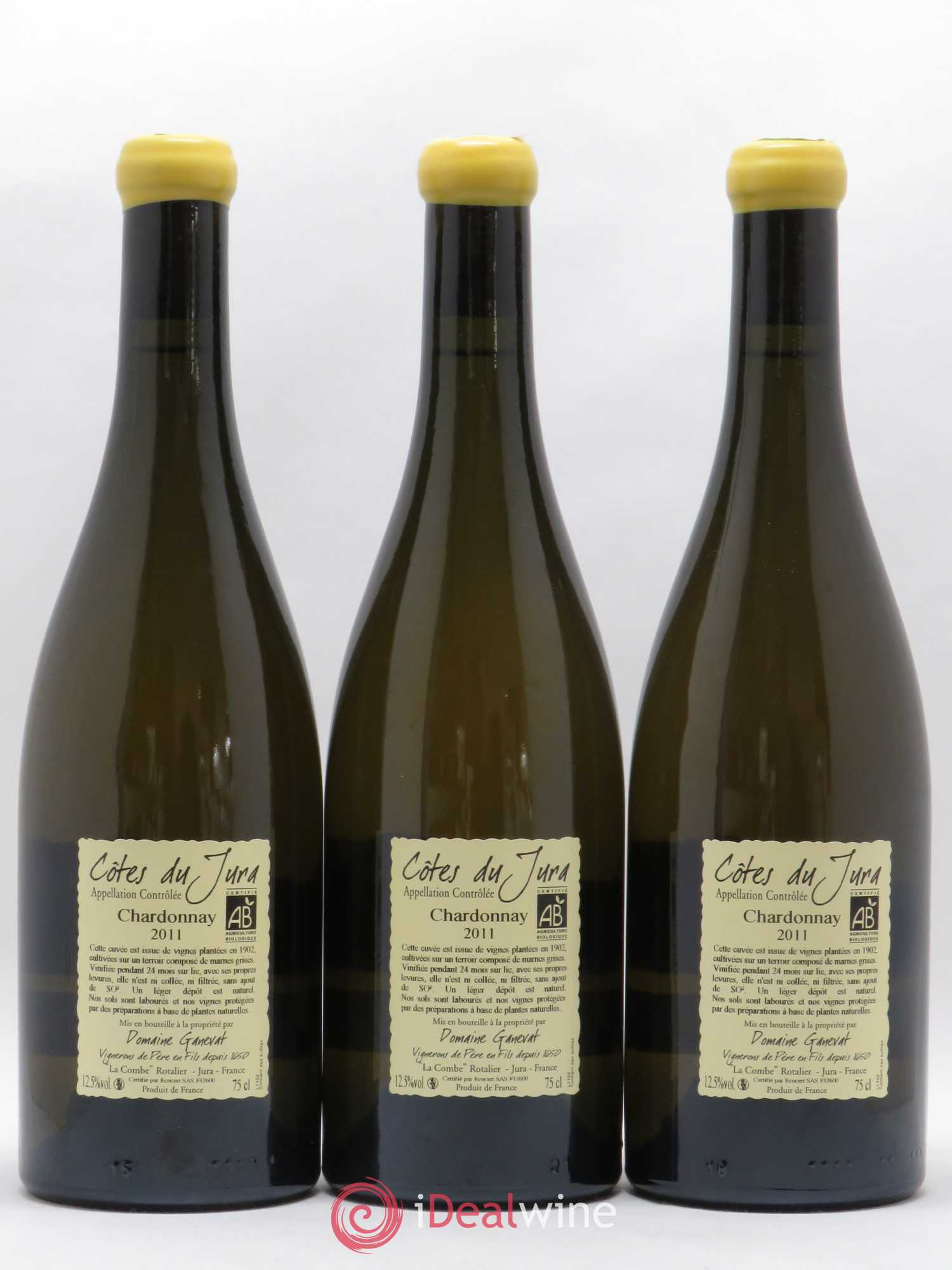 Côtes du Jura Les Chalasses Vieilles Vignes Jean-François Ganevat (Domaine) 2011 - Lot de 3 bouteilles - 1