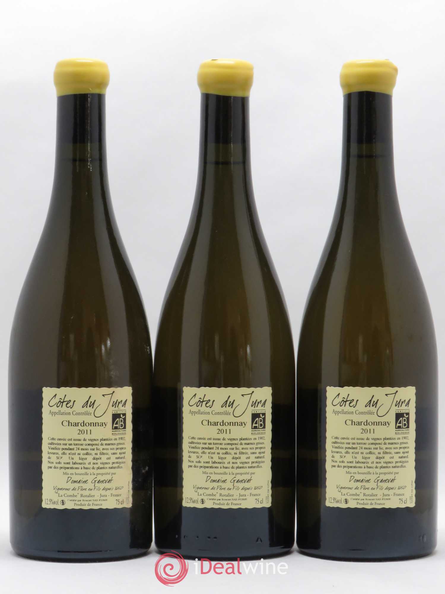 Côtes du Jura Les Chalasses Vieilles Vignes Jean-François Ganevat (Domaine) 2011 - Lot de 3 bouteilles - 1