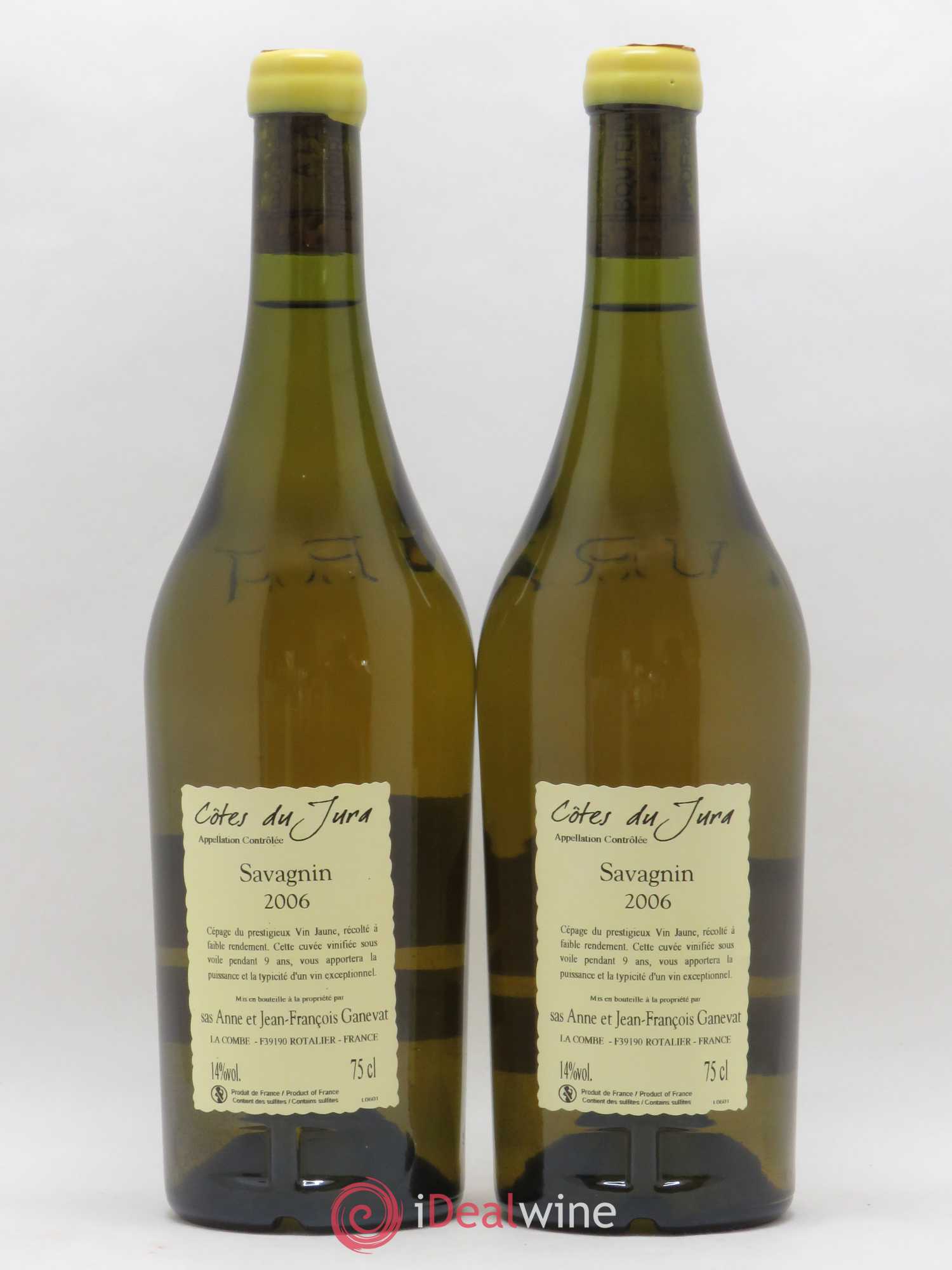 Côtes du Jura Cuvée Prestige Jean-François Ganevat (Domaine) 2006 - Lot de 2 bouteilles - 1