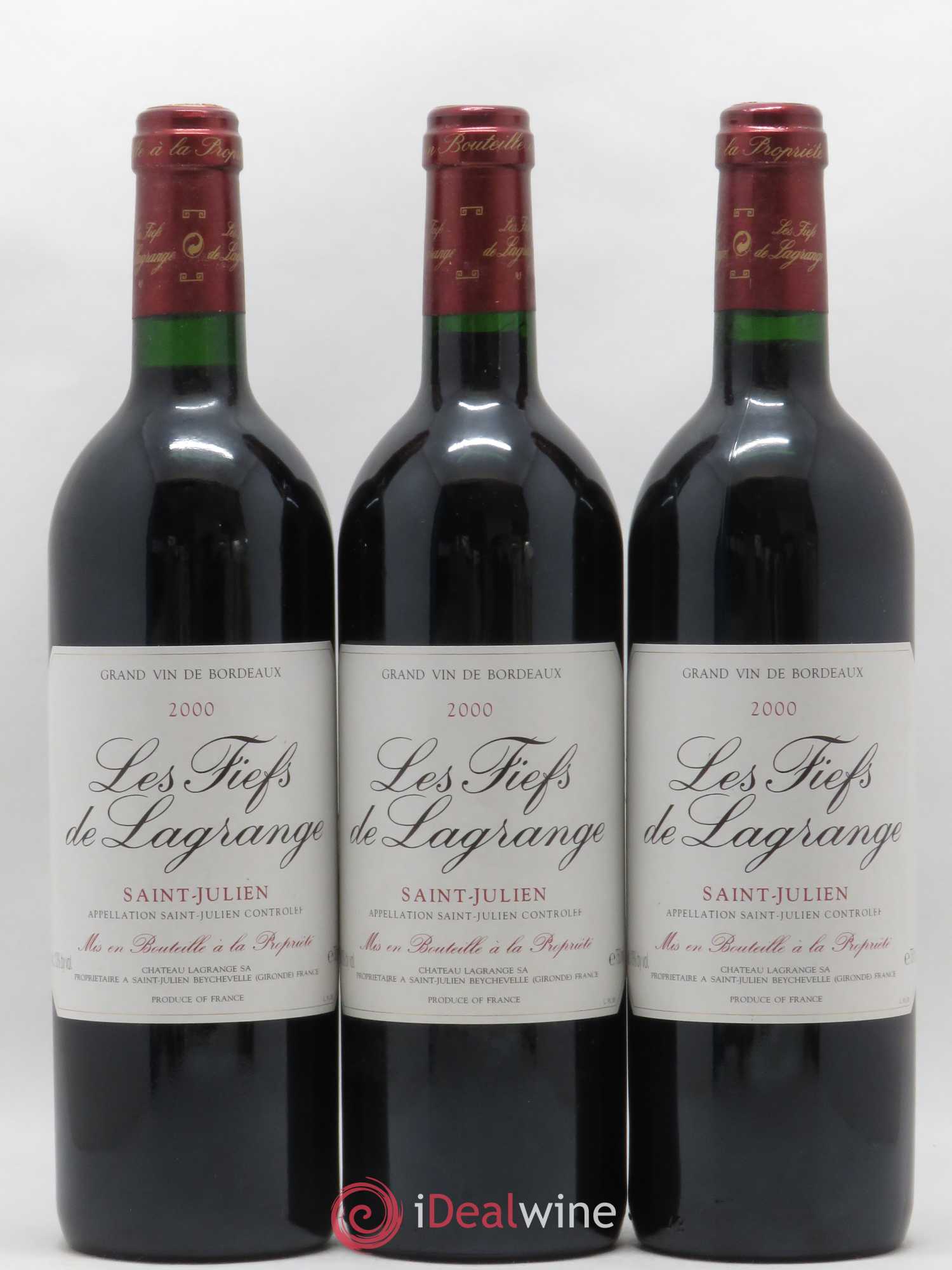Les Fiefs de Lagrange Second Vin 2000 - Lot de 6 bouteilles - 1