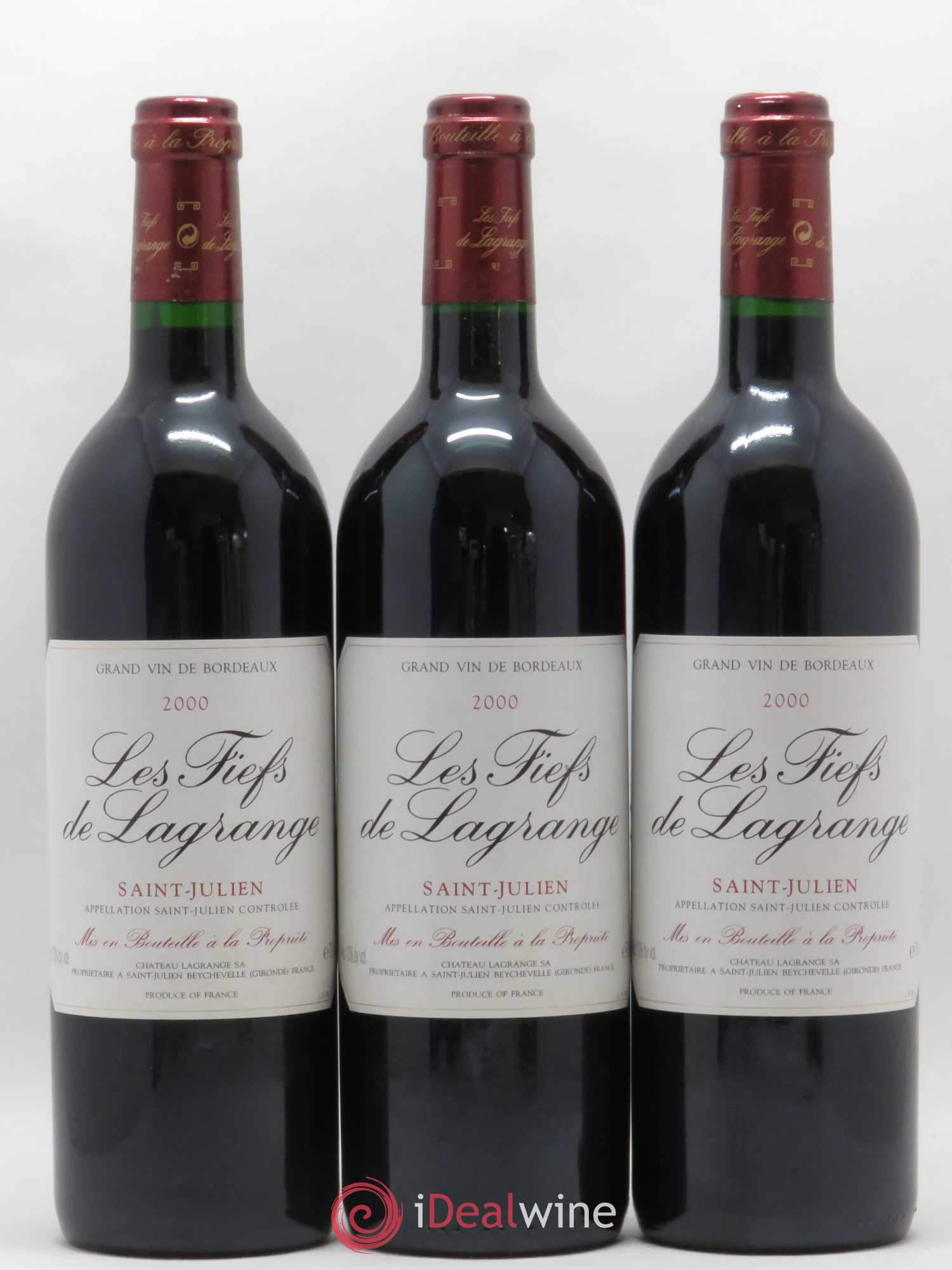 Les Fiefs de Lagrange Second Vin 2000 - Lot de 6 bouteilles - 2