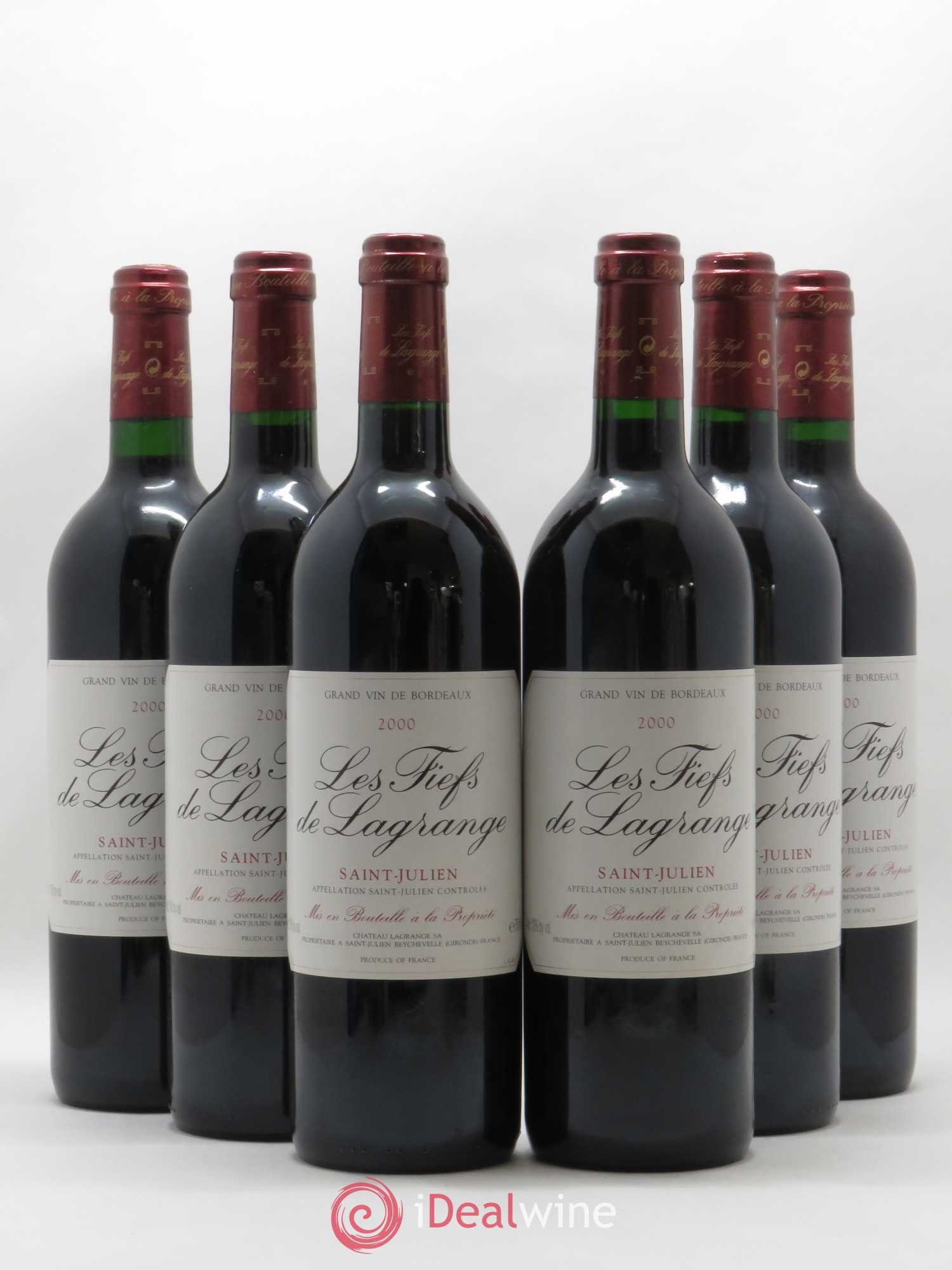 Les Fiefs de Lagrange Second Vin 2000 - Lot de 6 bouteilles - 0