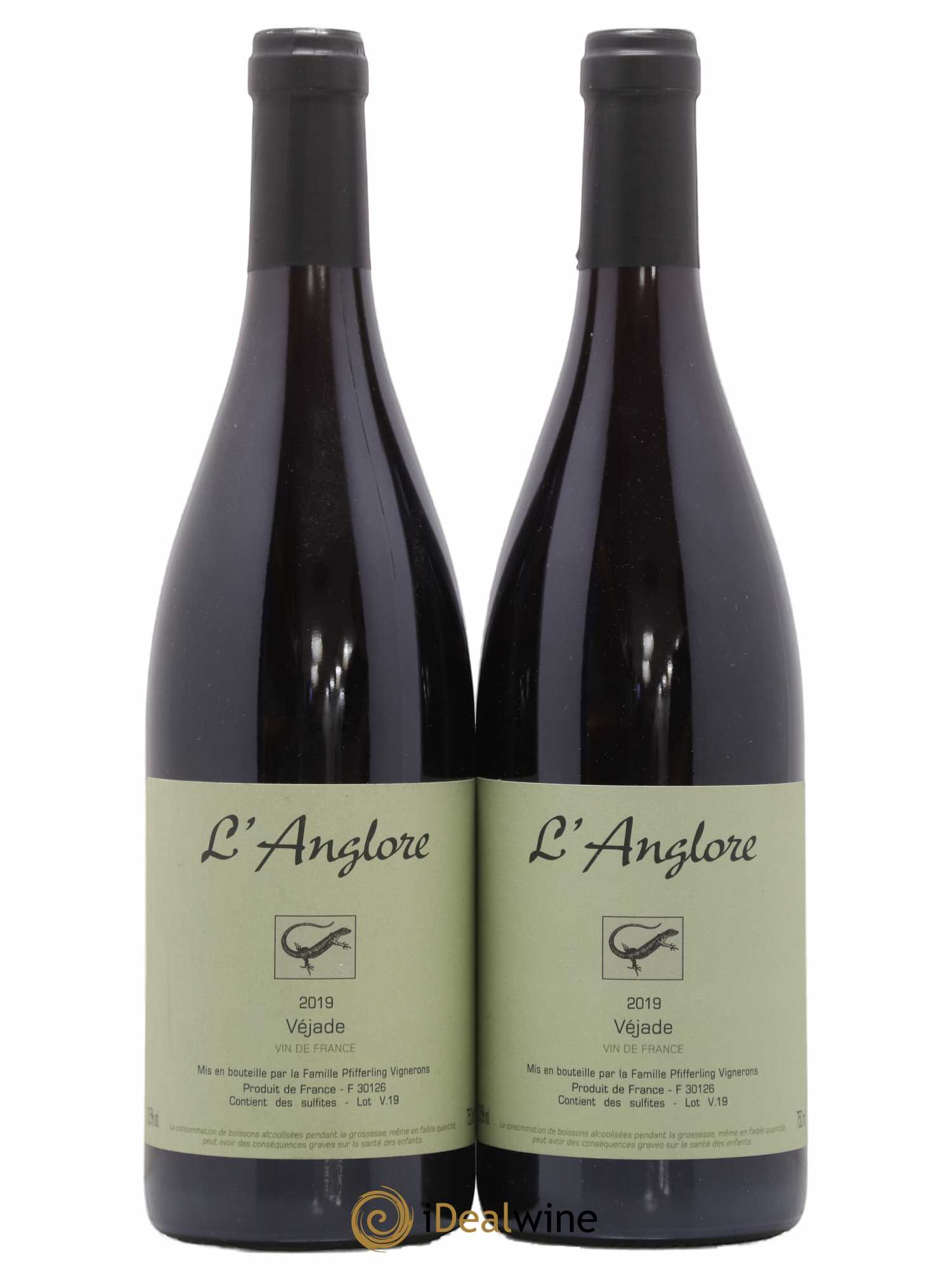 Vin de France Véjade L'Anglore 2019 - Lot de 2 bouteilles - 0