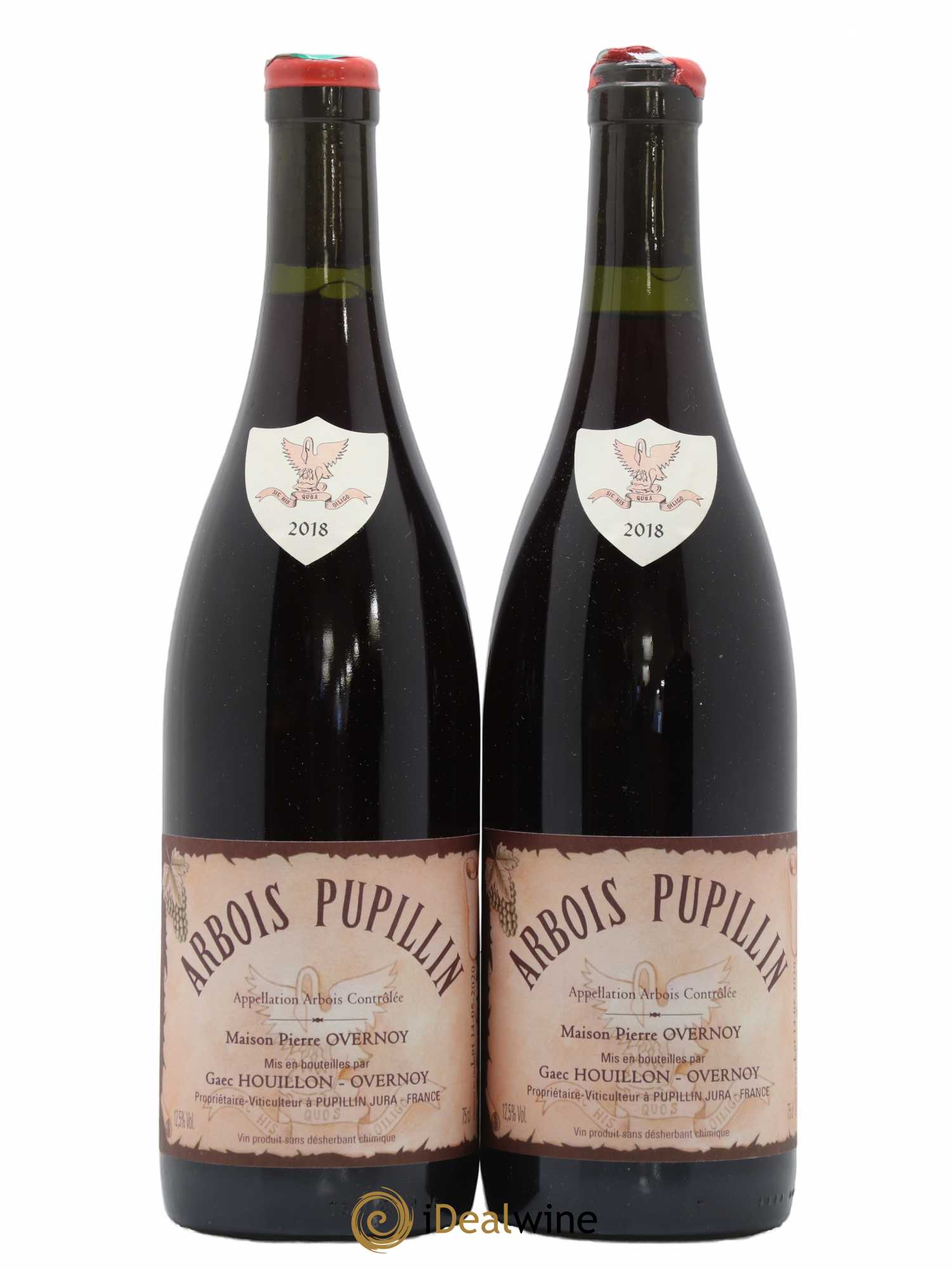 Arbois-Pupillin Poulsard (cire rouge) Overnoy-Houillon (Domaine) 2018 - Lot de 2 bouteilles - 0