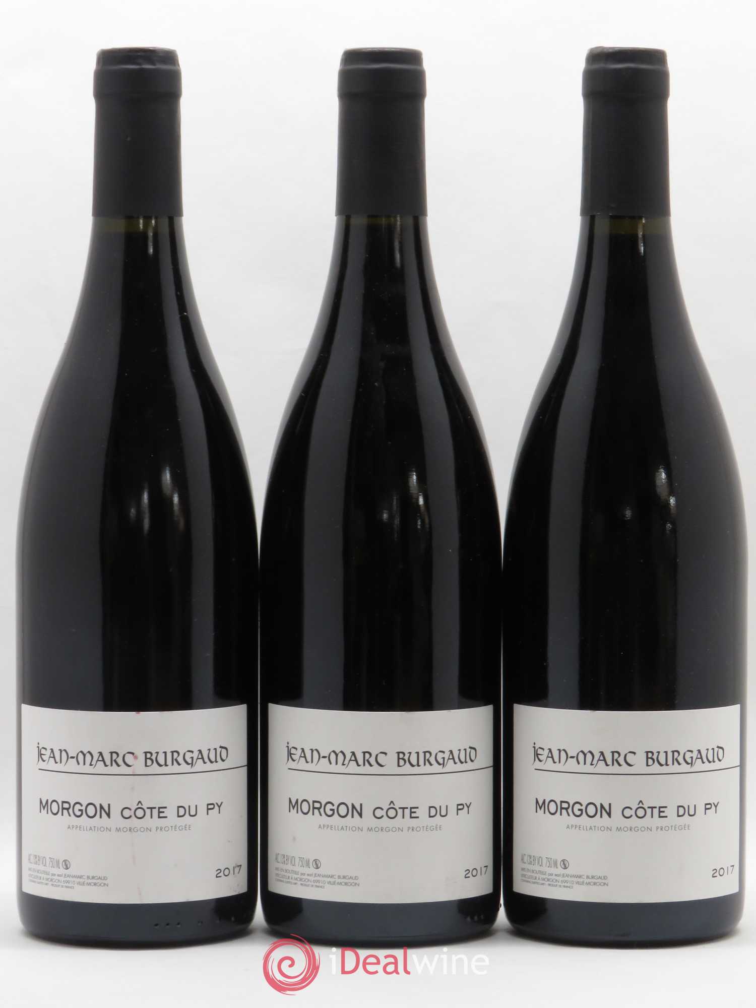 Morgon Côte du Py Jean-Marc Burgaud (Domaine) 2017 - Lot de 3 bouteilles - 0