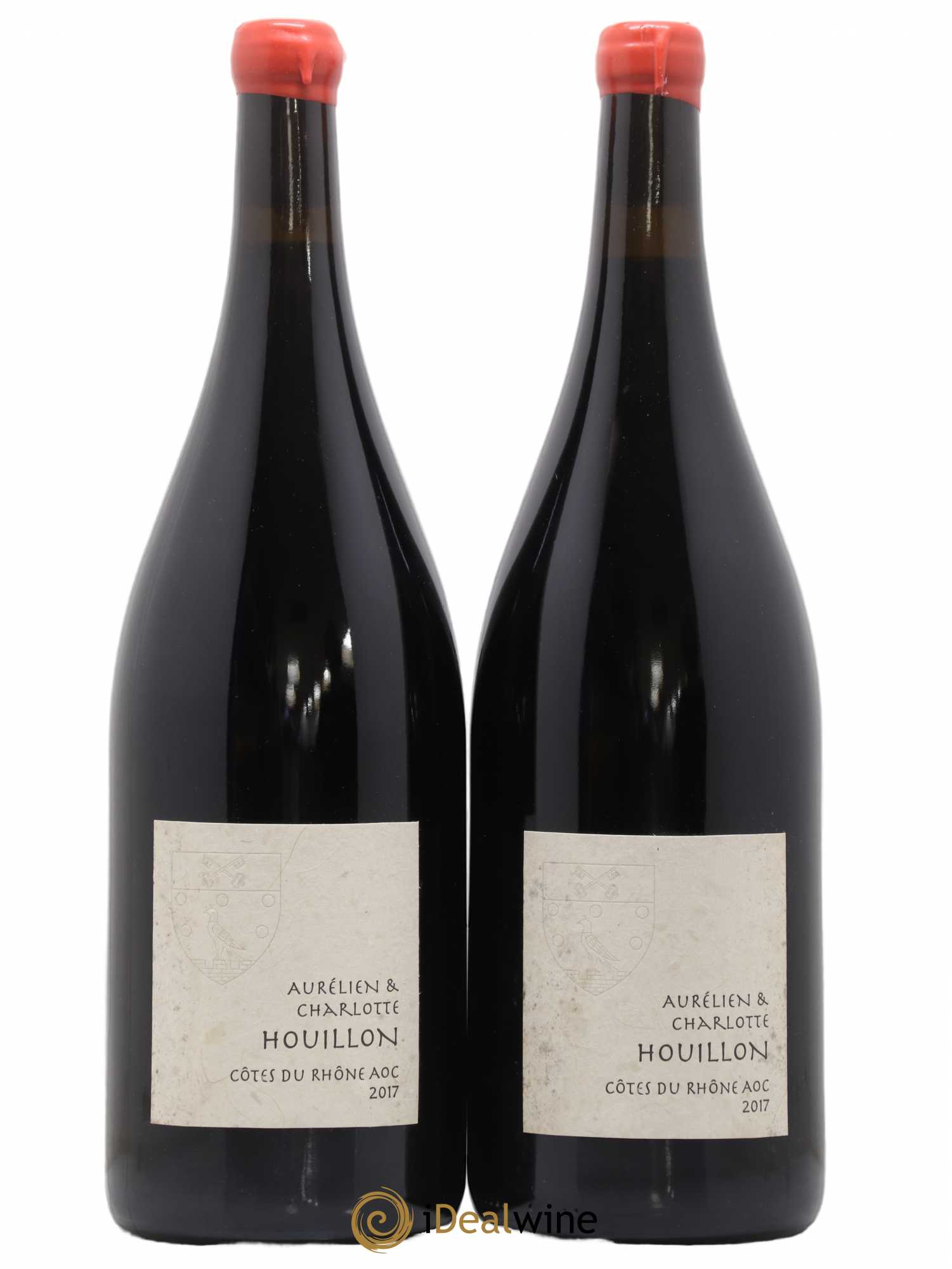 Côtes-du-Rhône Canne Aurélien et Charlotte Houillon 2017 - Lot de 2 magnums - 0