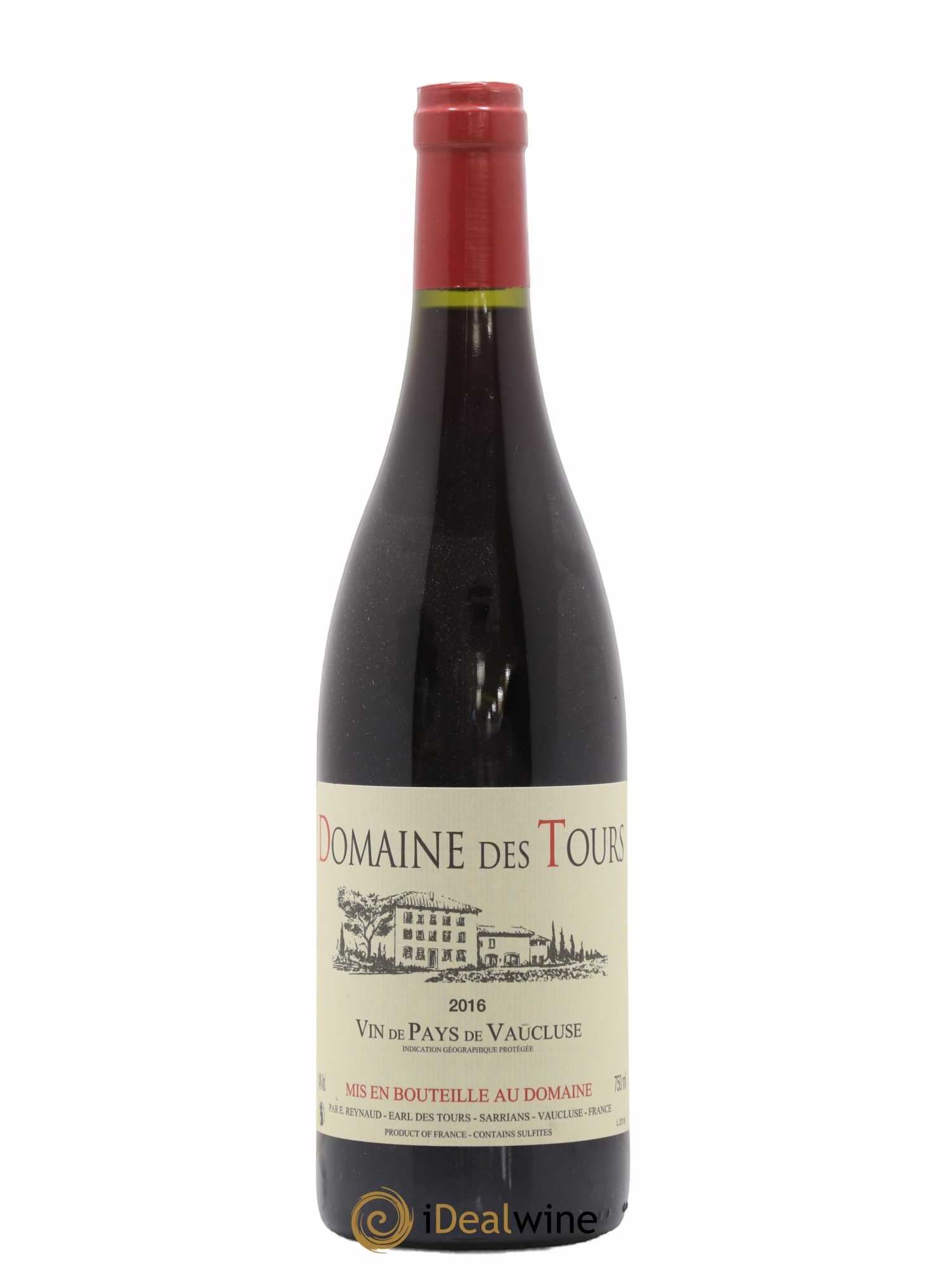 Vaucluse (Vin de Pays de Vaucluse) Domaine des Tours Emmanuel Reynaud 2016 - Lot de 1 bouteille - 0