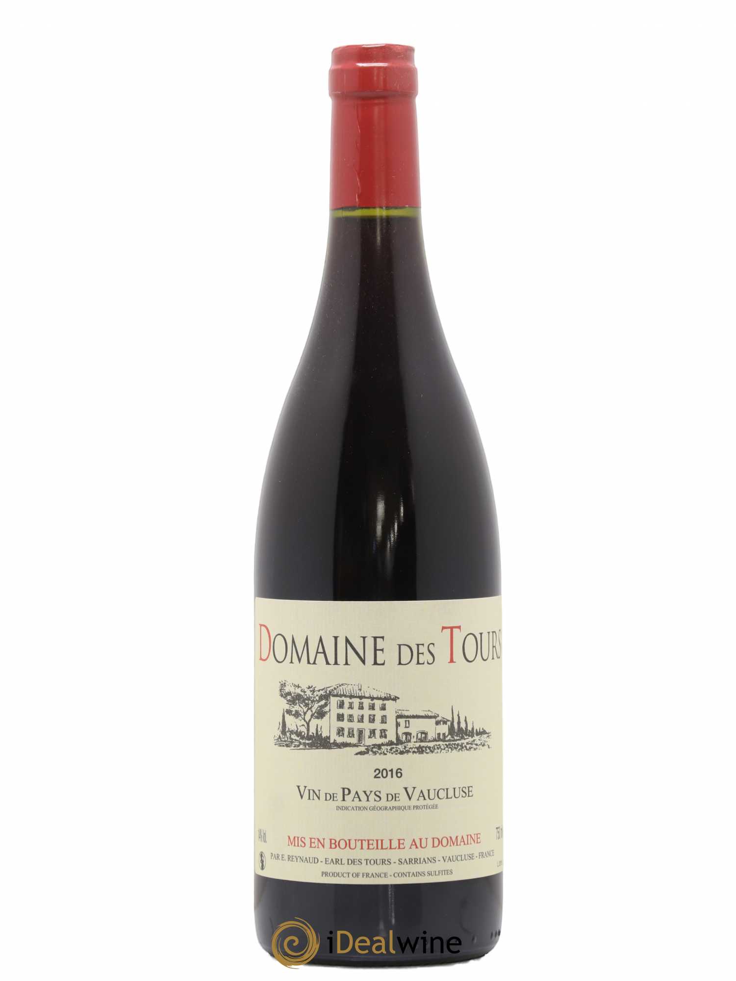 Vaucluse (Vin de Pays de Vaucluse) Domaine des Tours Emmanuel Reynaud 2016 - Lot de 1 bouteille - 0