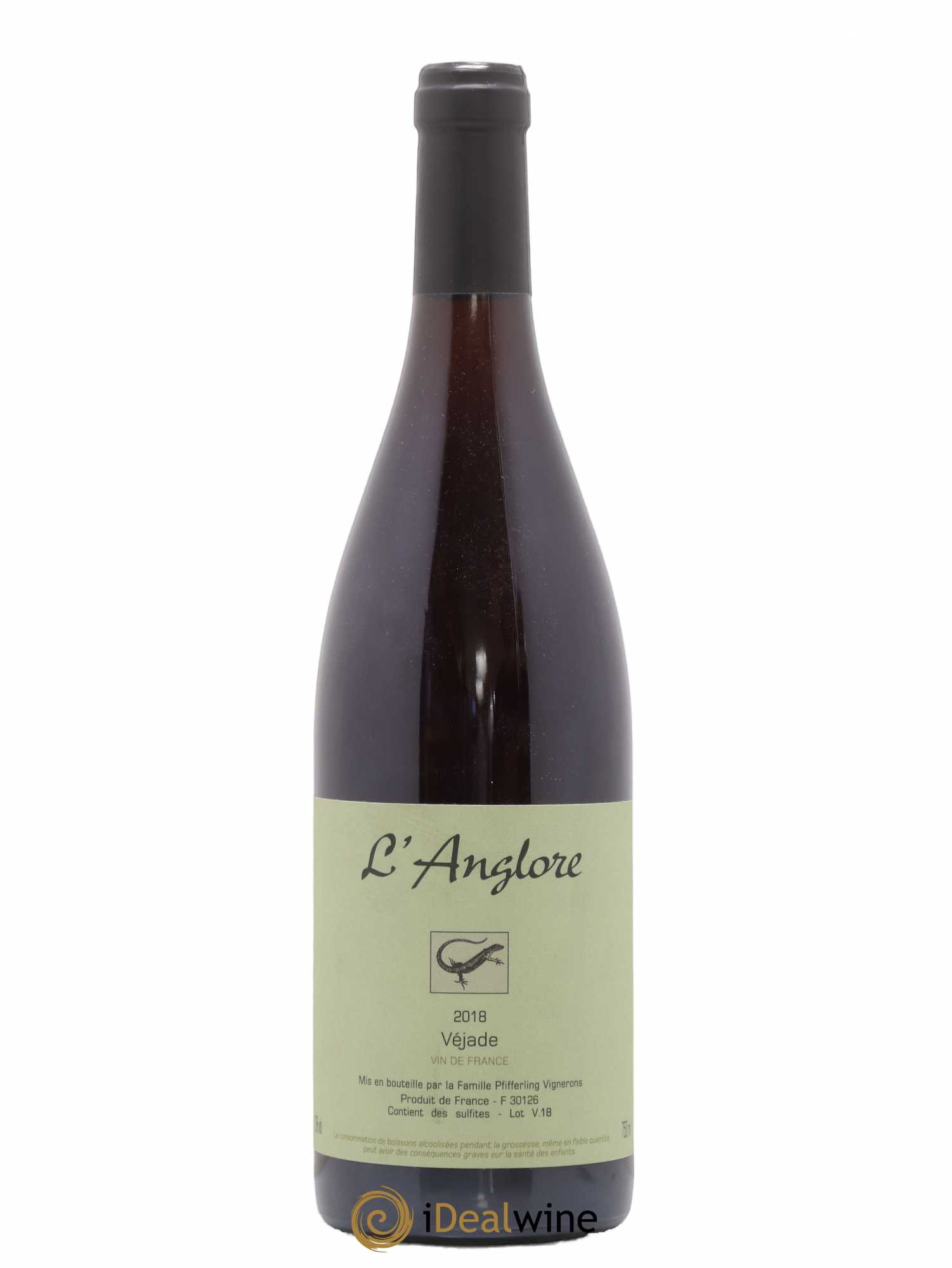 Vin de France Véjade L'Anglore 2018 - Lot de 1 bouteille - 0