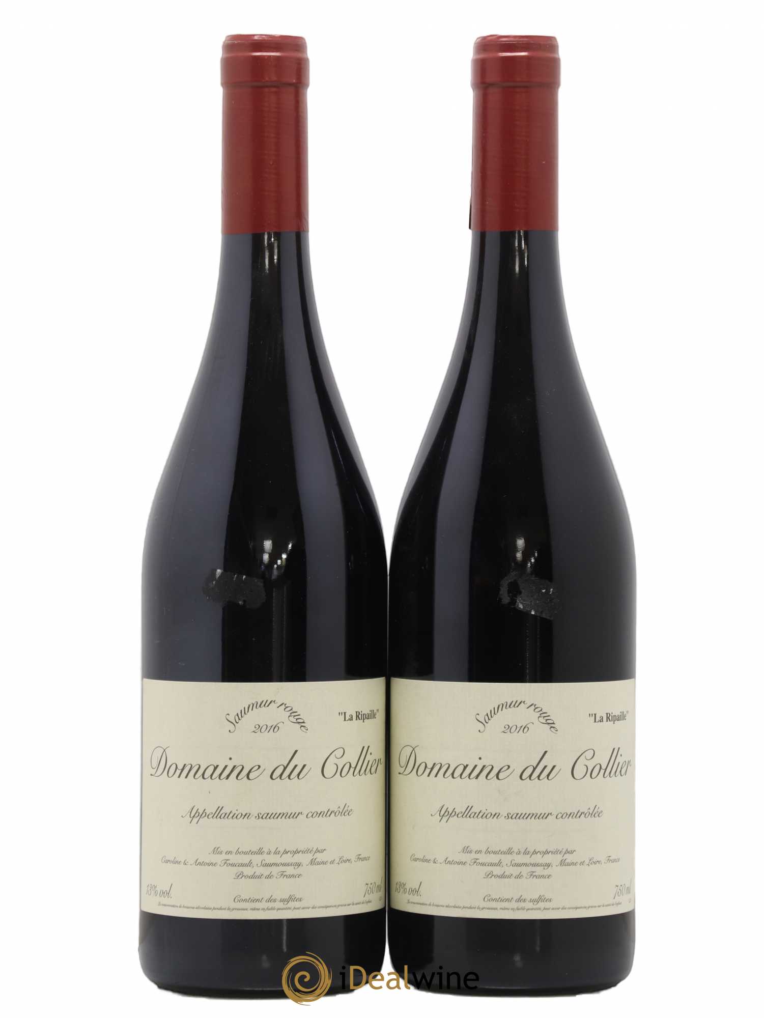 Saumur La Ripaille Domaine du Collier 2016 - Lot de 2 bouteilles - 0