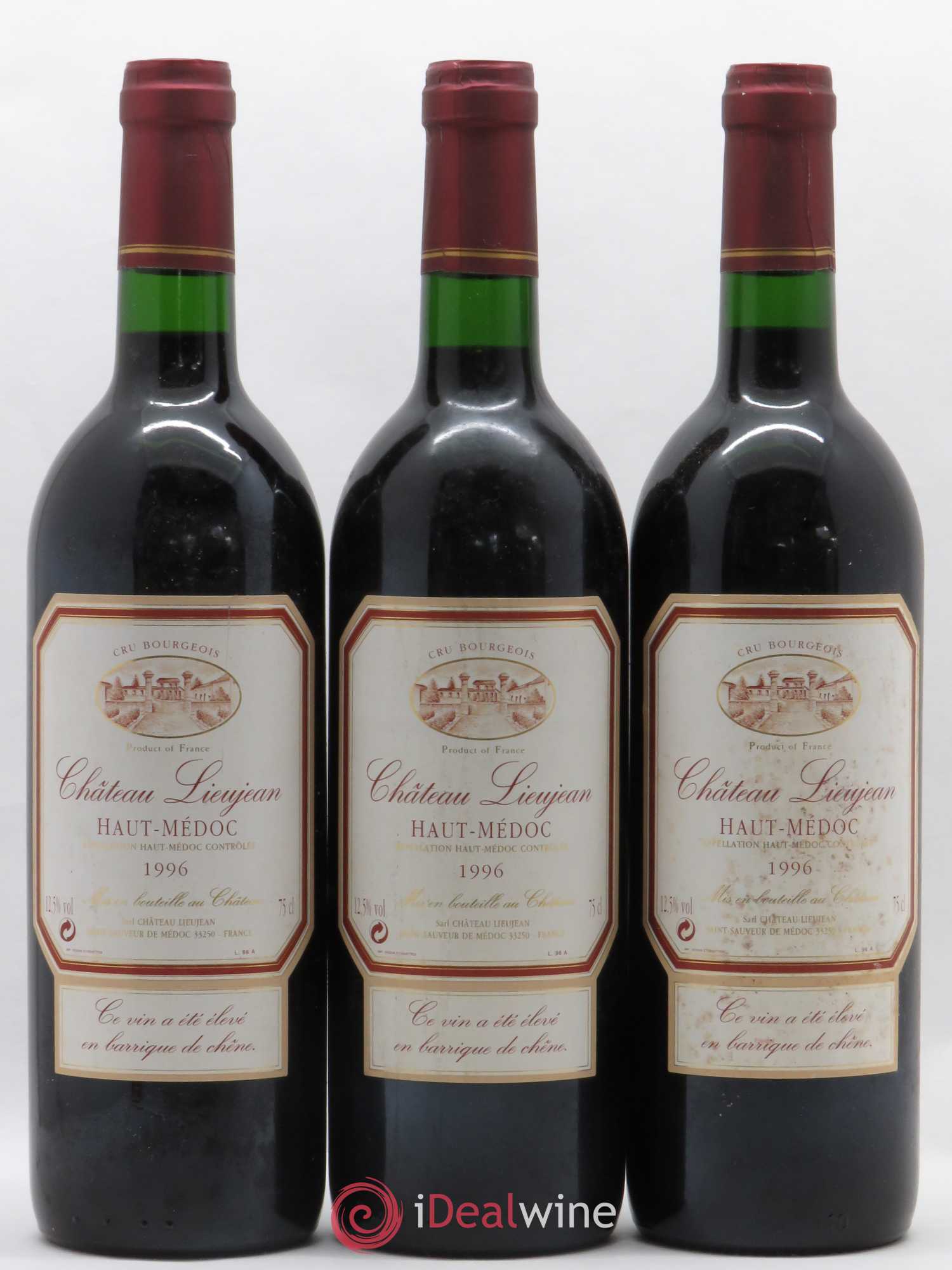 Château Lieujean (sans prix de réserve) 1996 - Lot de 6 bouteilles - 2