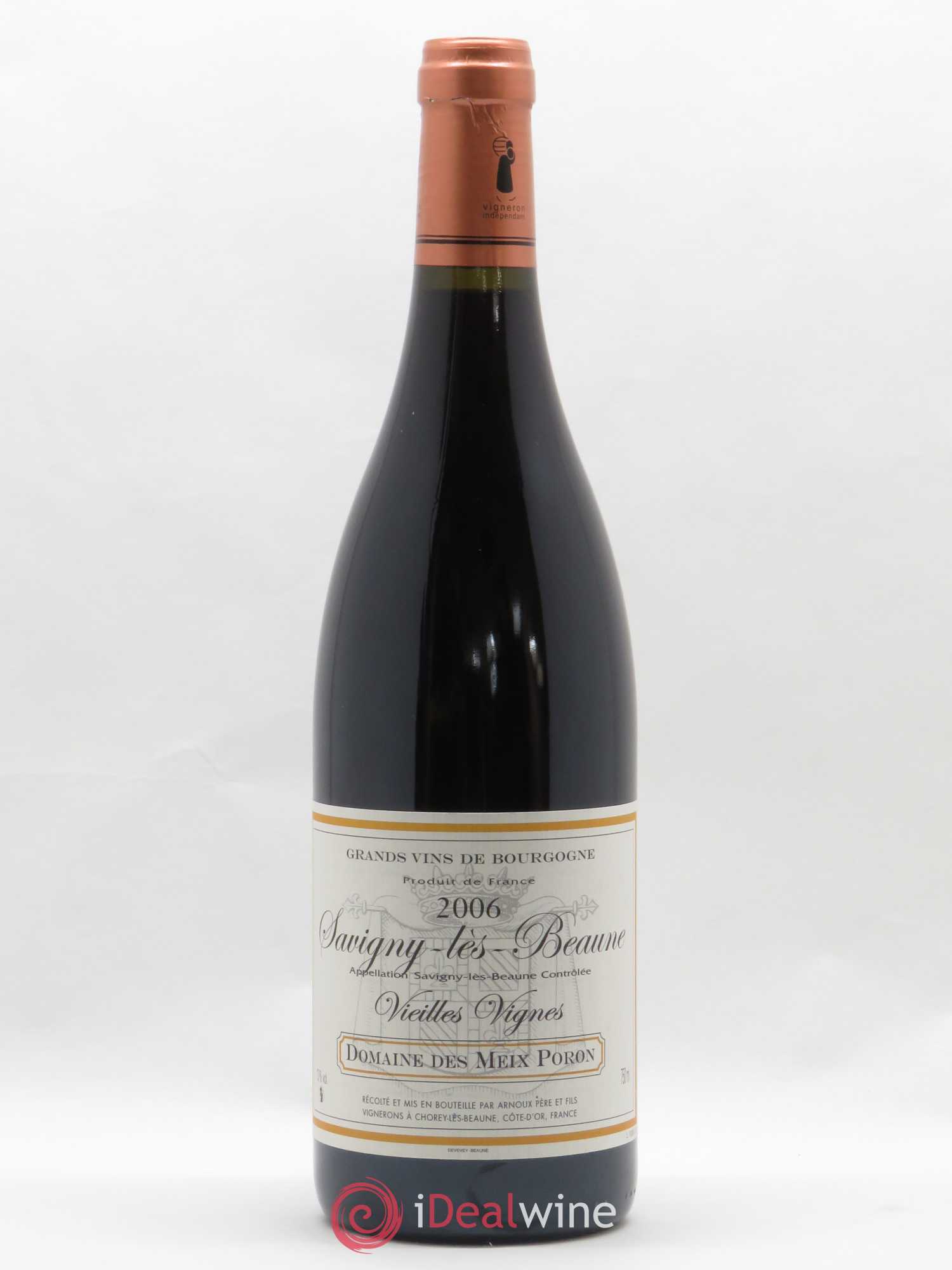 Savigny-lès-Beaune Vieilles Vignes Domaine Des Meix Poron 2006 - Lot de 1 bouteille - 0