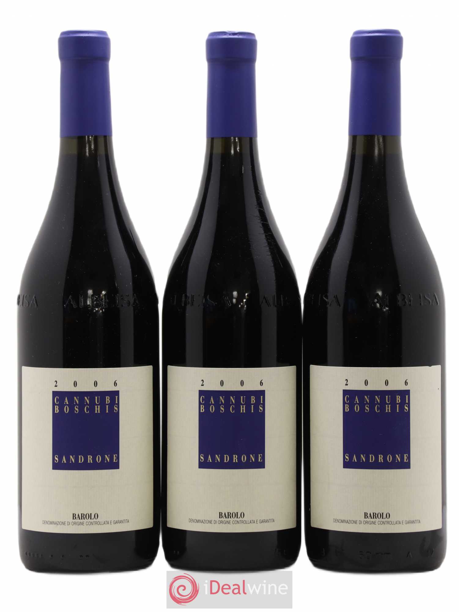 Barolo DOCG Aleste (anciennement Cannubi Boschis) Luciano Sandrone 2006 - Lot de 3 bouteilles - 0