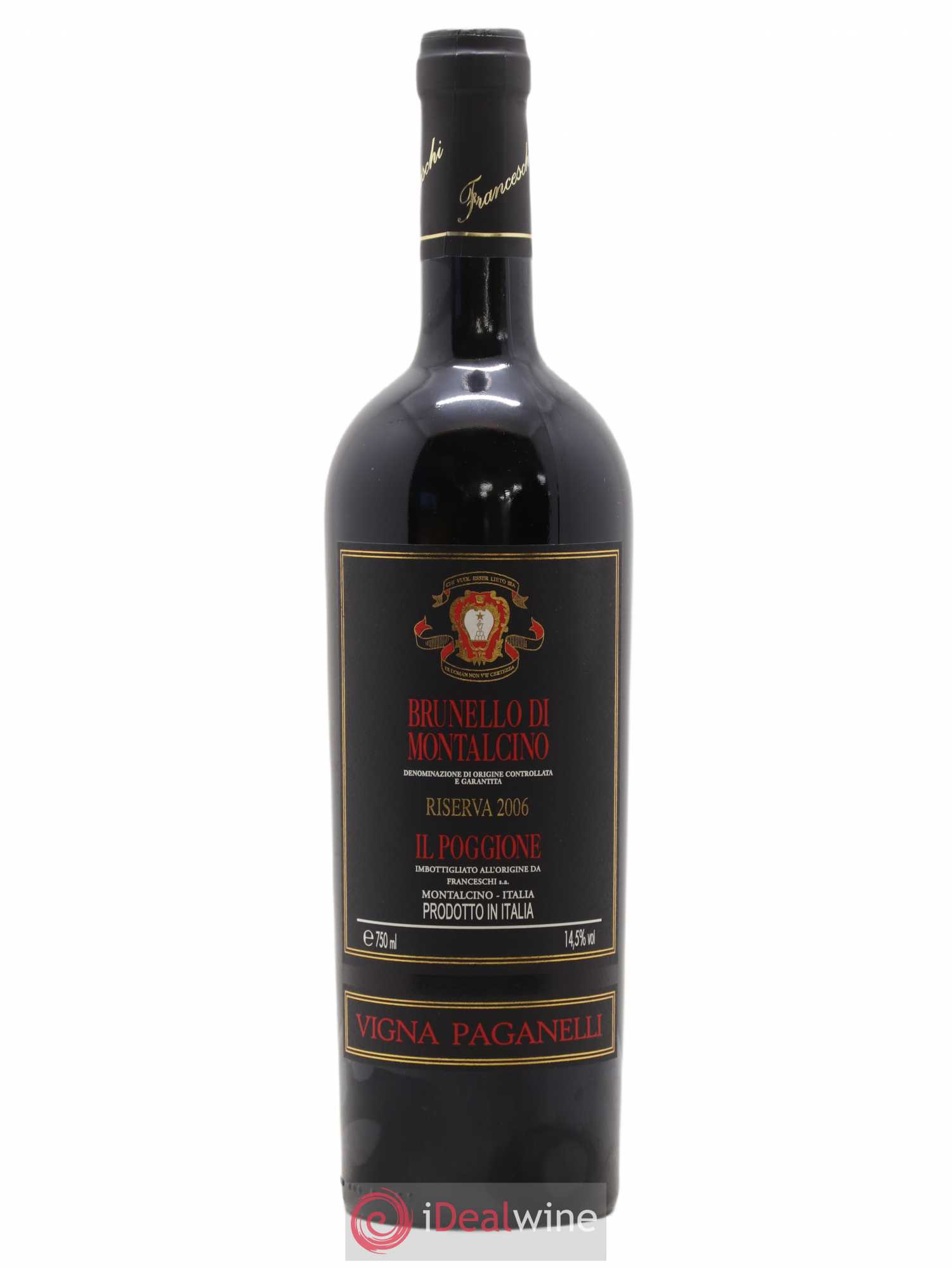 Brunello di Montalcino DOCG Il Poggione Riserva Vigna Paganelli Lavinio Franceschi 2006 - Lot de 1 bouteille - 0