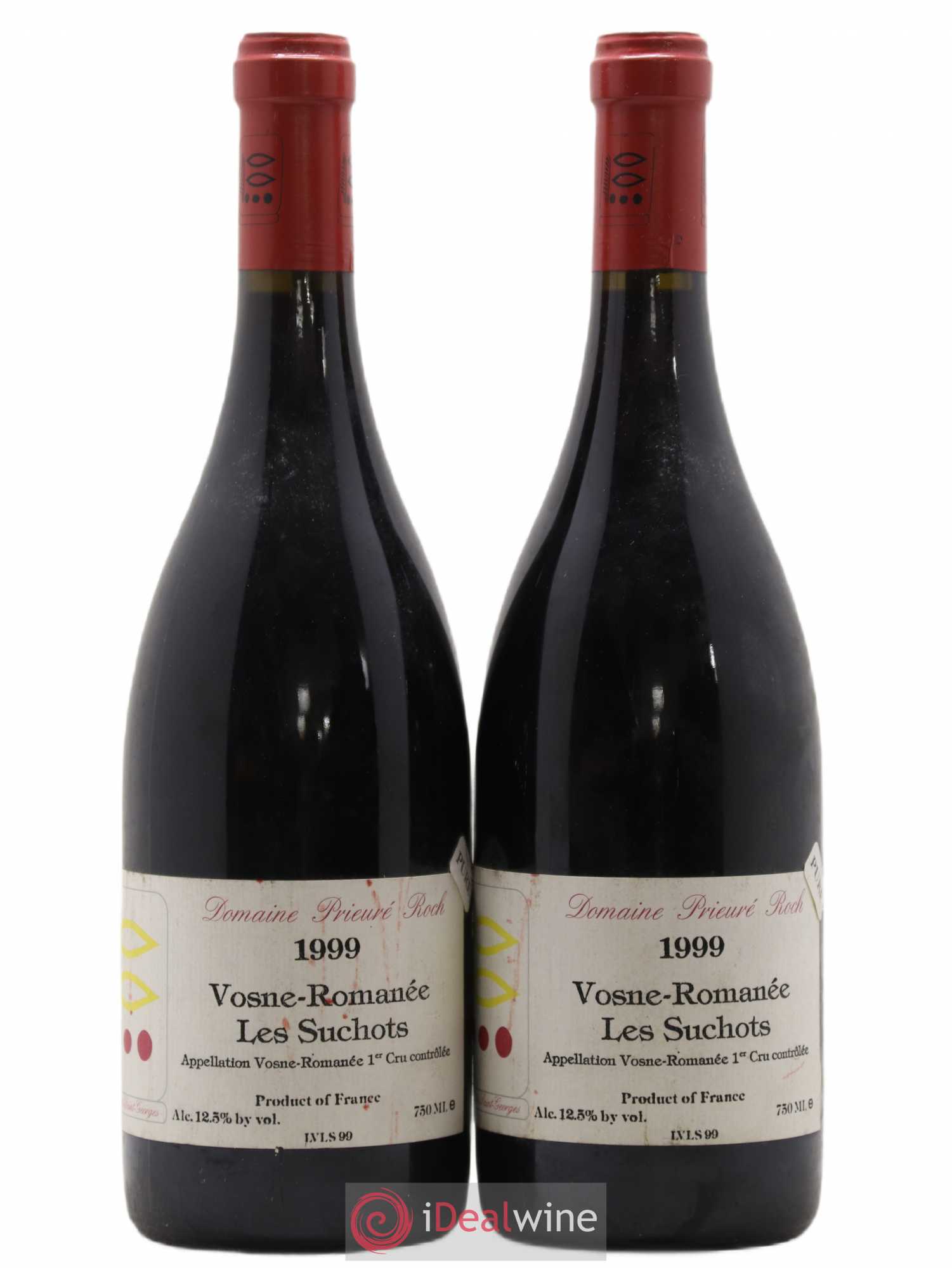 Vosne-Romanée 1er Cru Les Suchots Prieuré Roch Cuvée Pure 1999 - Lot de 2 bouteilles - 0