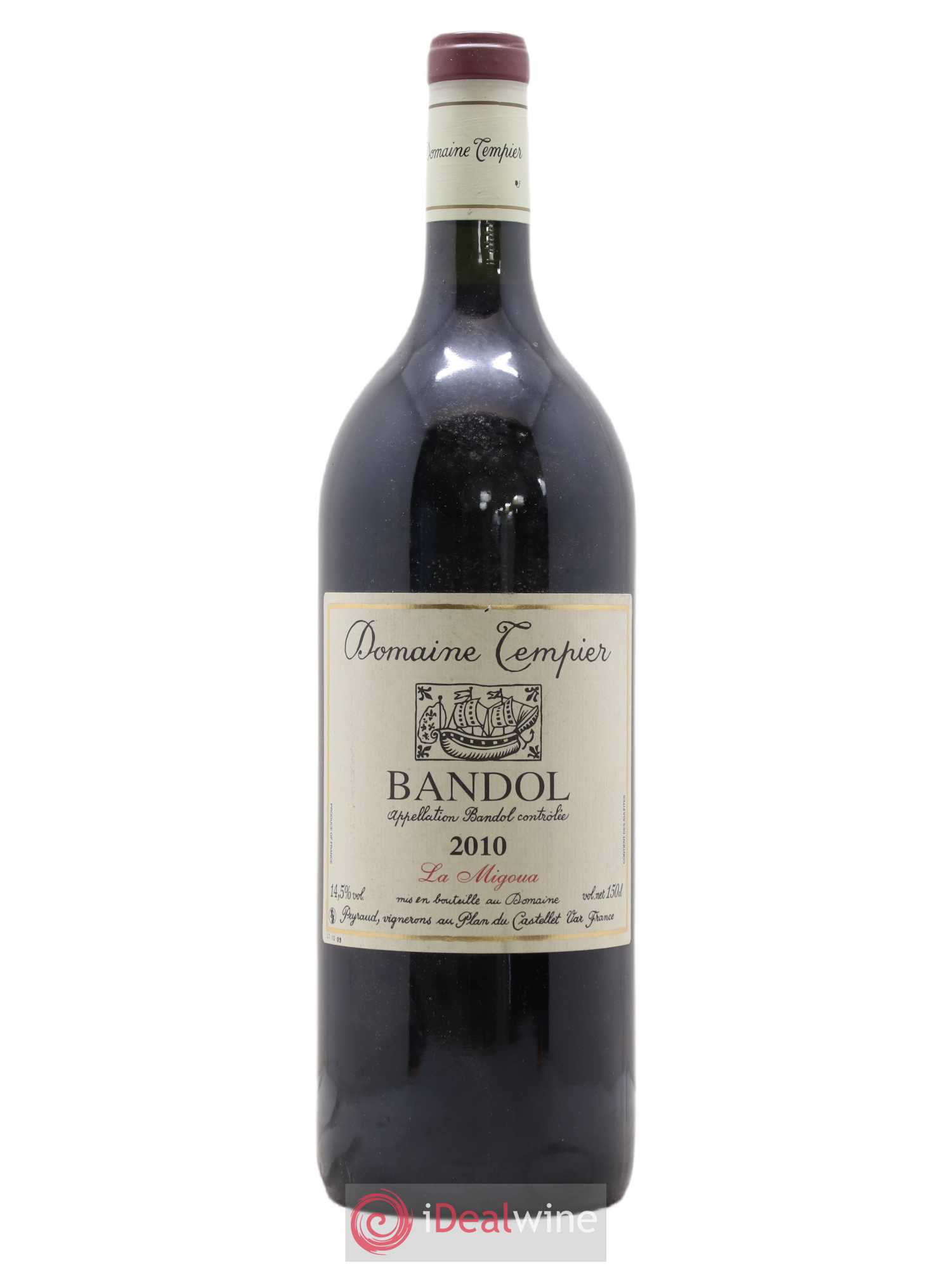 Bandol Domaine Tempier Cuvée La Migoua Famille Peyraud 2010 - Lot de 1 magnum - 0