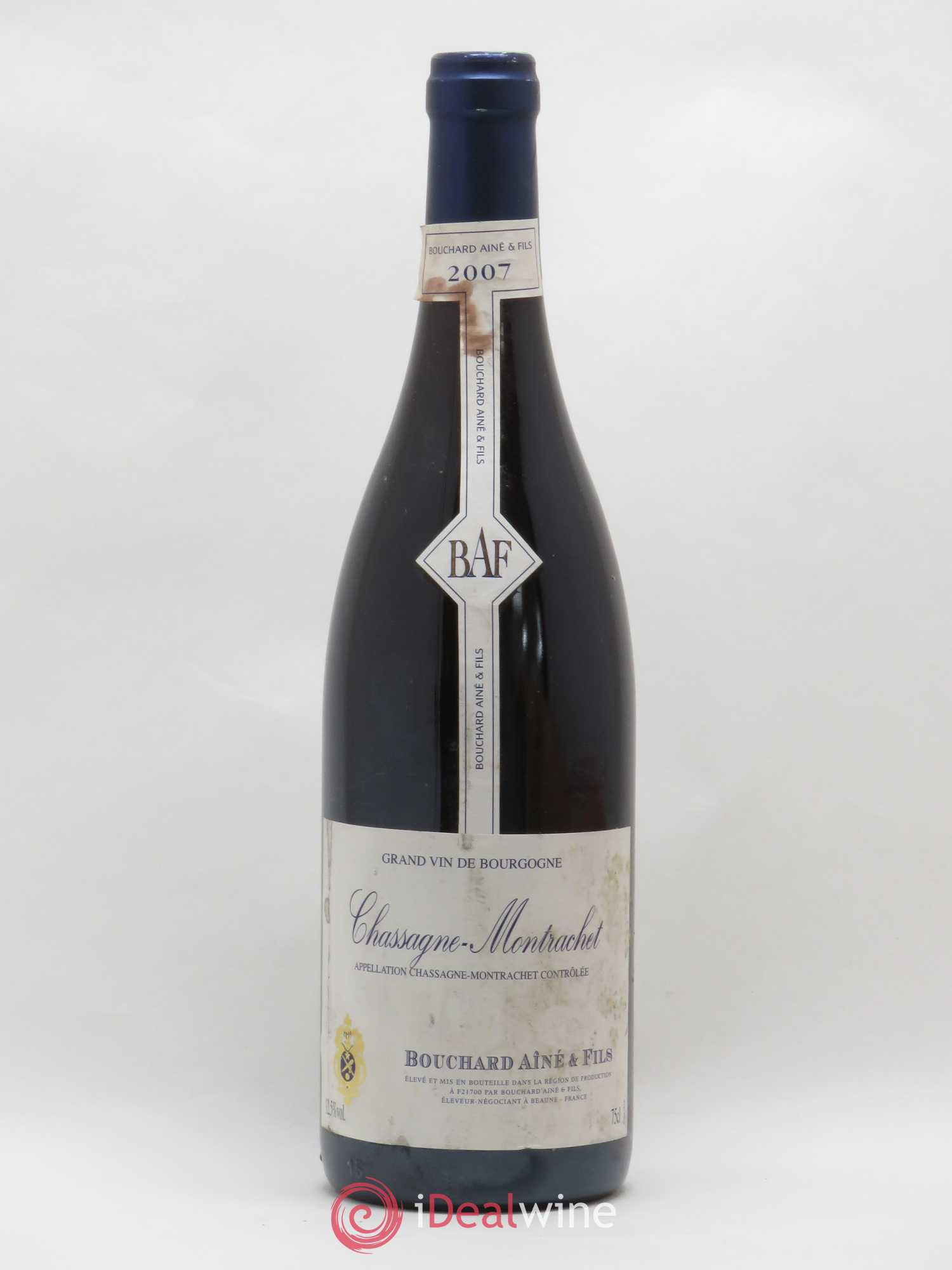 Chassagne-Montrachet Bouchard Ainé et Fils 2007 - Lot de 1 bouteille - 0